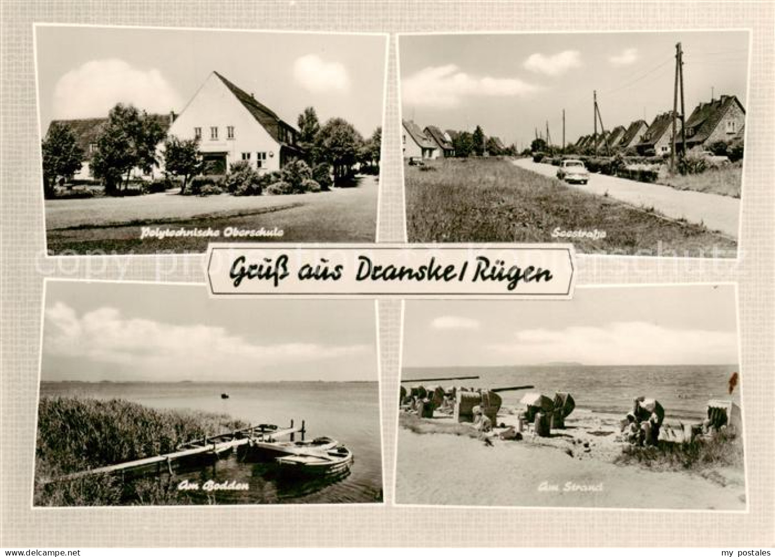 73830896 Dranske Polytechnische Oberschule Am Bodden Seestrasse Am Strand Dransk - Autres & Non Classés