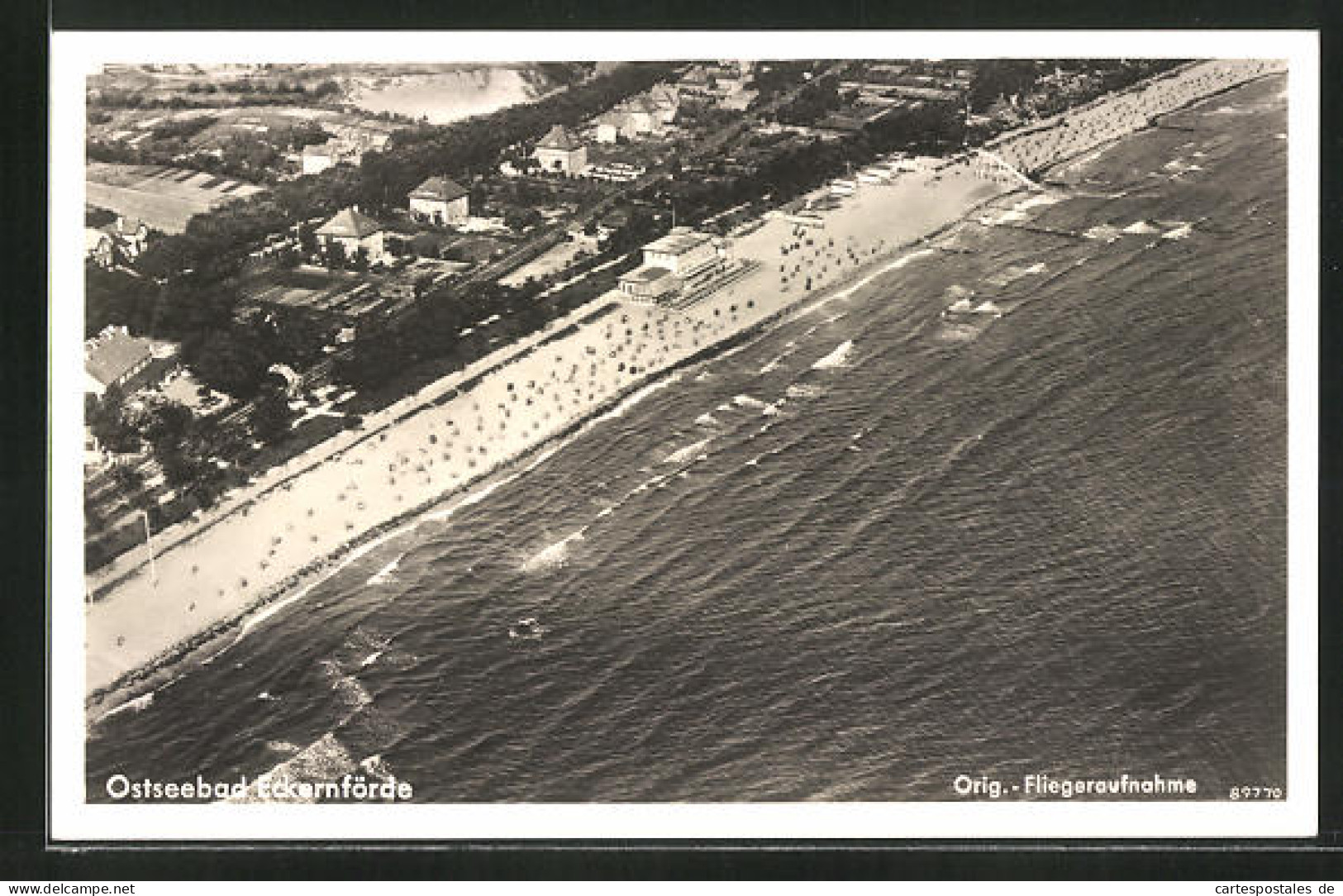 AK Eckernförde, Fliegeraufnahme Des Ostseebads  - Eckernförde