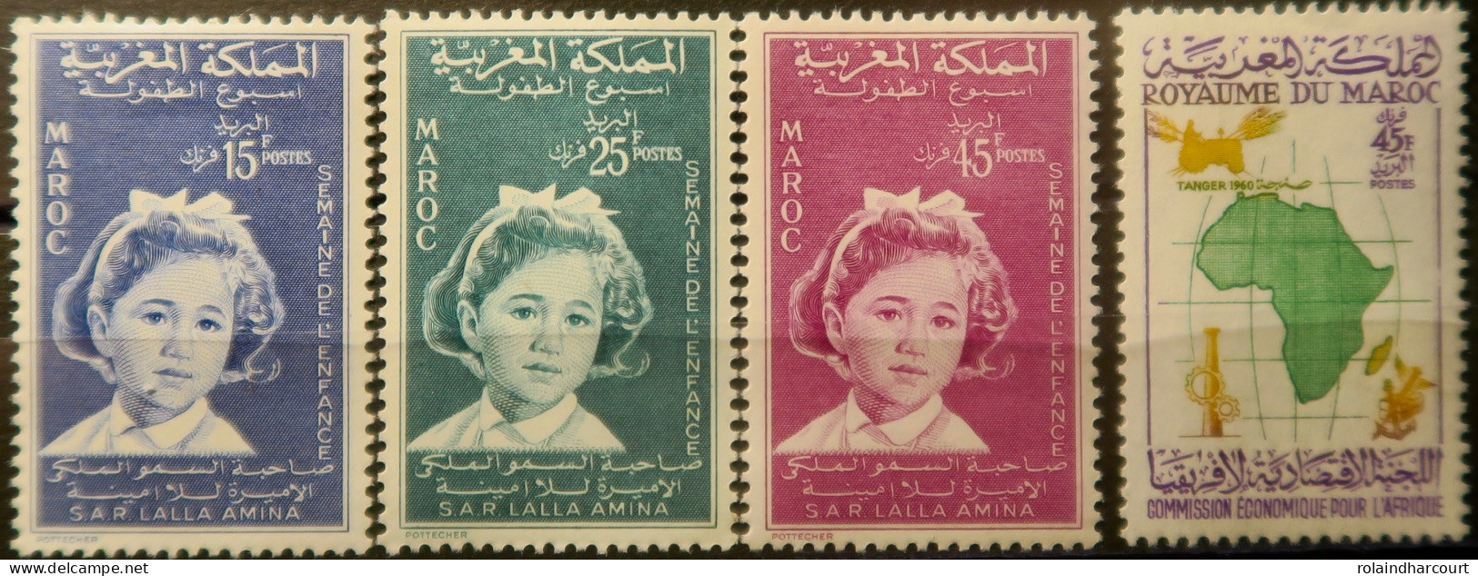 LP3844/2235 - MAROC - 1959/1960 - Divers - N°393 à 396 NEUFS* - Marruecos (1956-...)