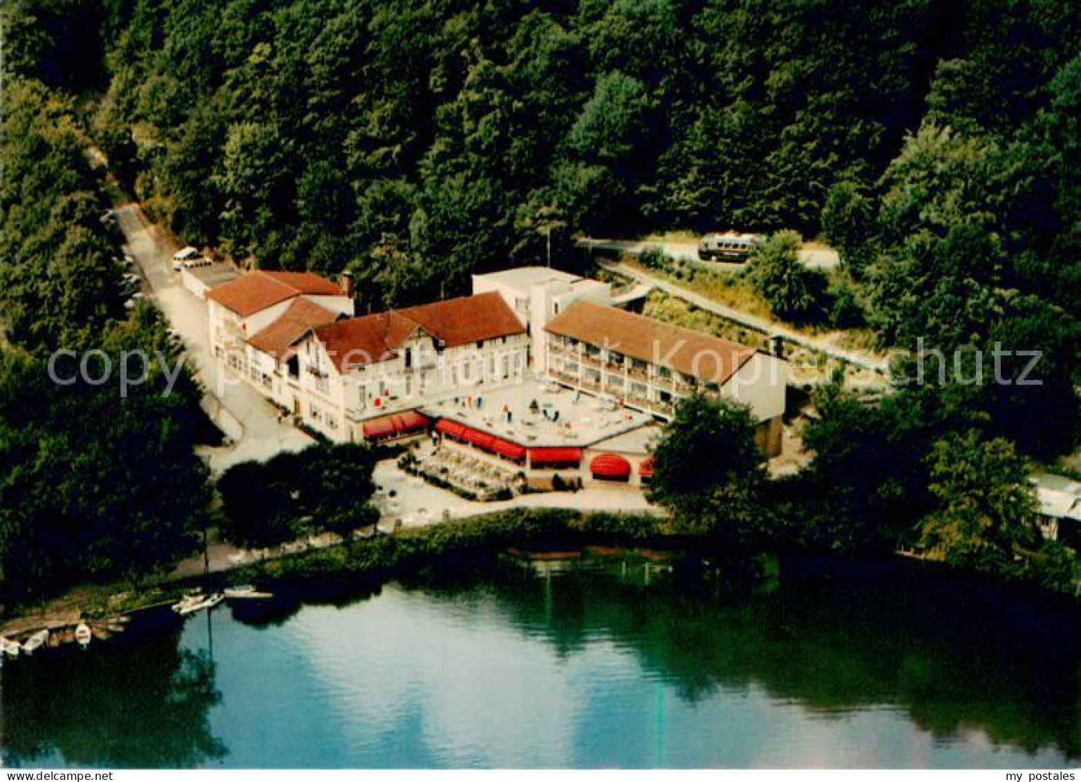 73796804 Bad Lauterberg Kneipp Kurhotel Wiesenbeker Teich Fliegeraufnahme Bad La - Bad Lauterberg