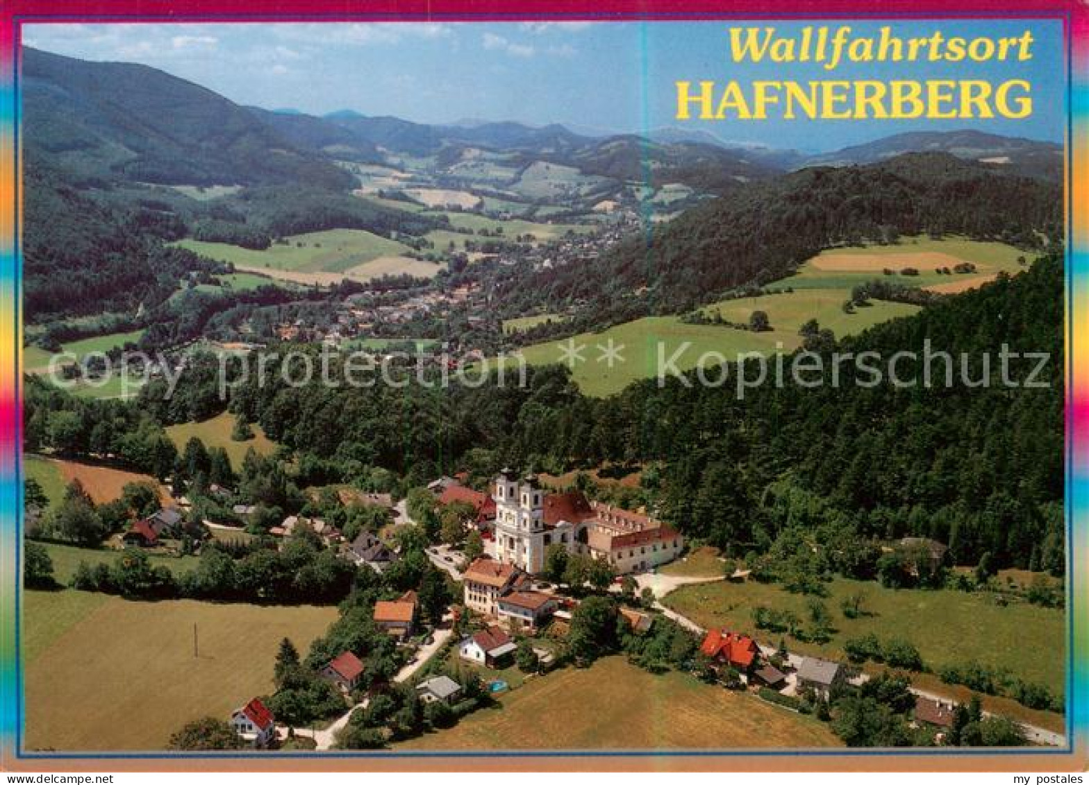 73796784 Hafnerberg Barocke Wallfahrtskirche Fliegeraufnahme Hafnerberg - Other & Unclassified