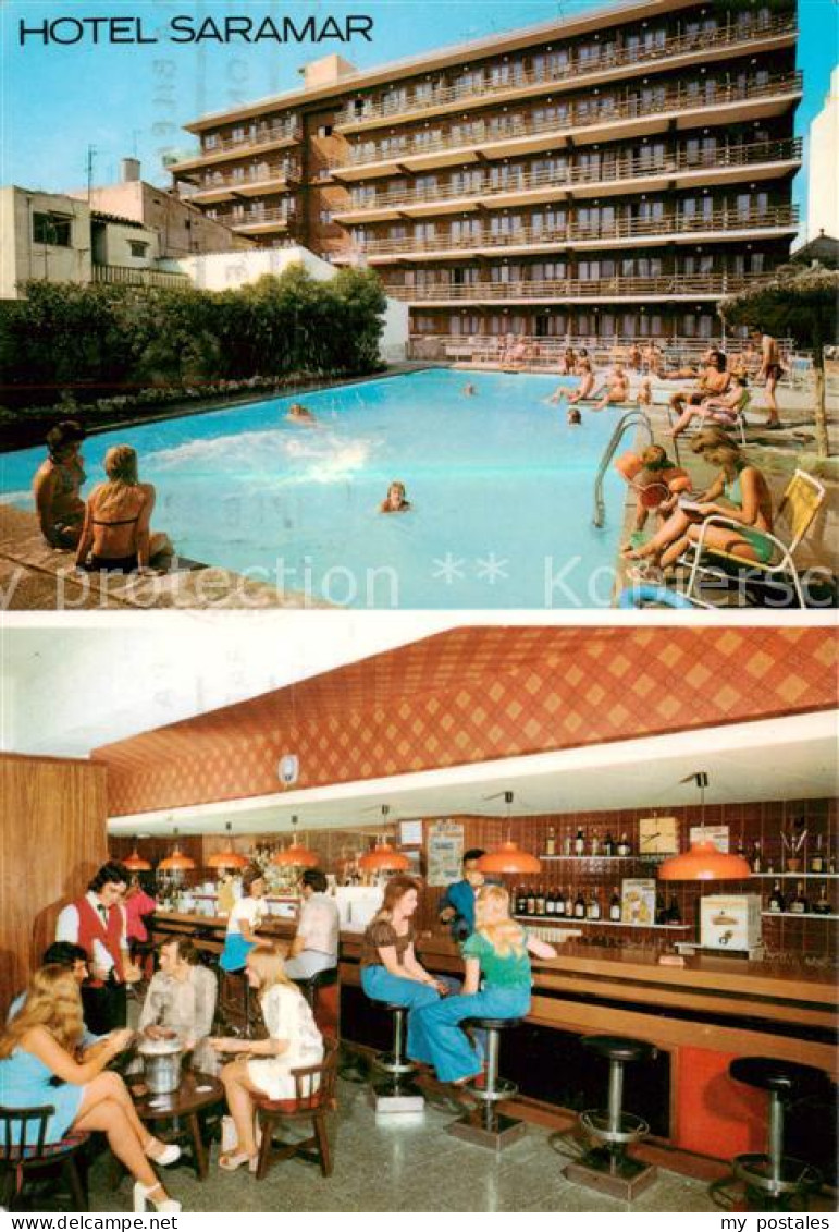 73796683 El Arenal Mallorca ES Hotel Saramar Pool Bar  - Andere & Zonder Classificatie