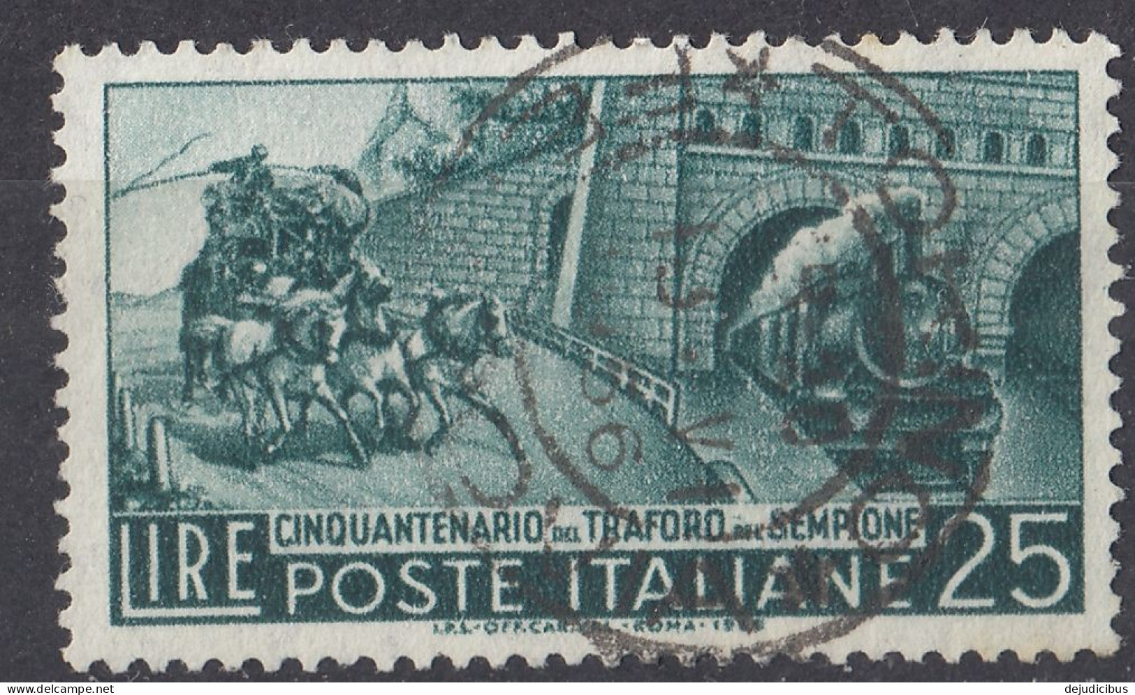 ITALIA - 1956 - Yvert 724 Usato. - 1946-60: Afgestempeld