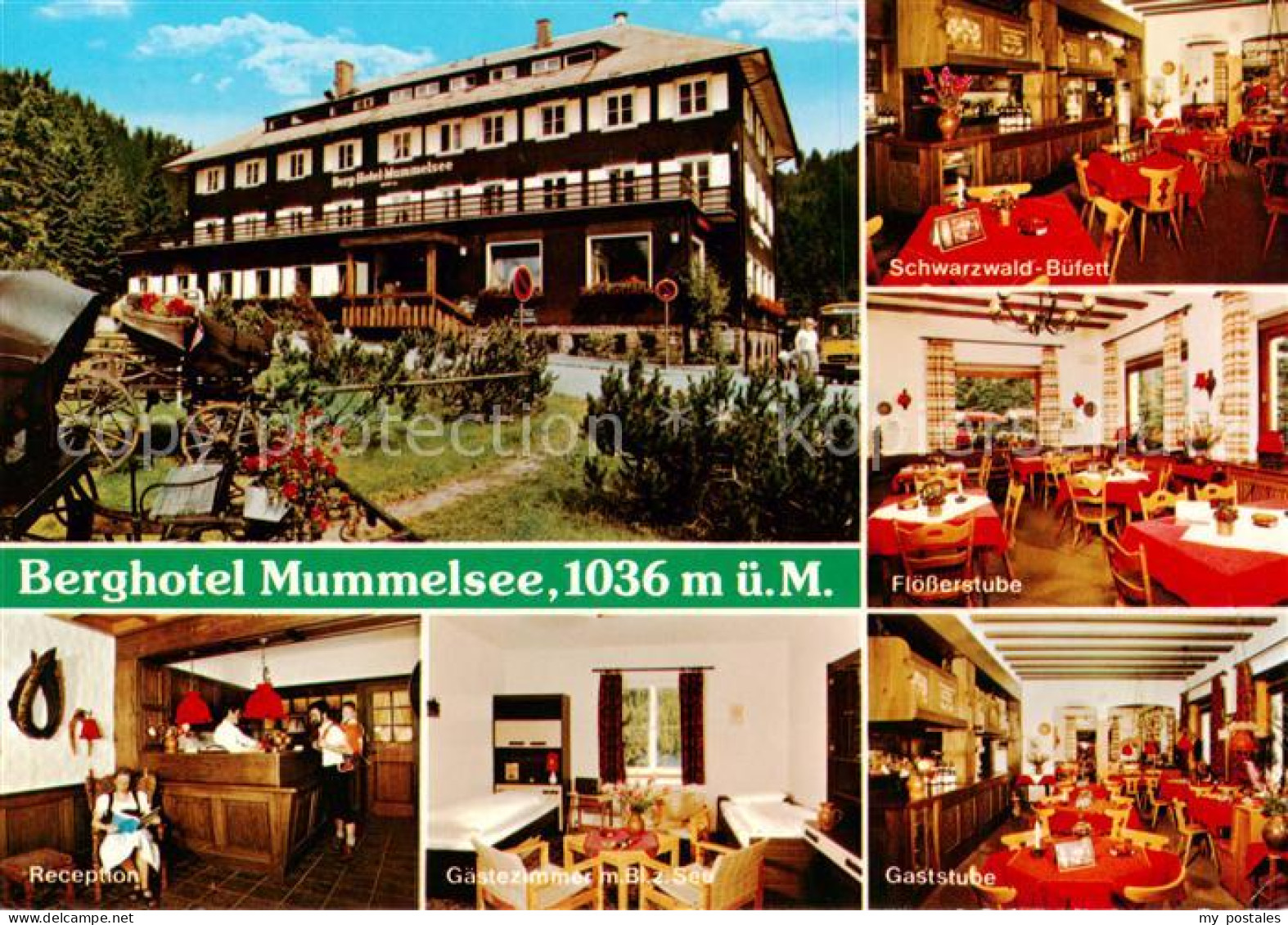 73796481 Mummelsee Berghotel Mummelsee Schwarzwald Buffet Floesserstube Gaststub - Andere & Zonder Classificatie