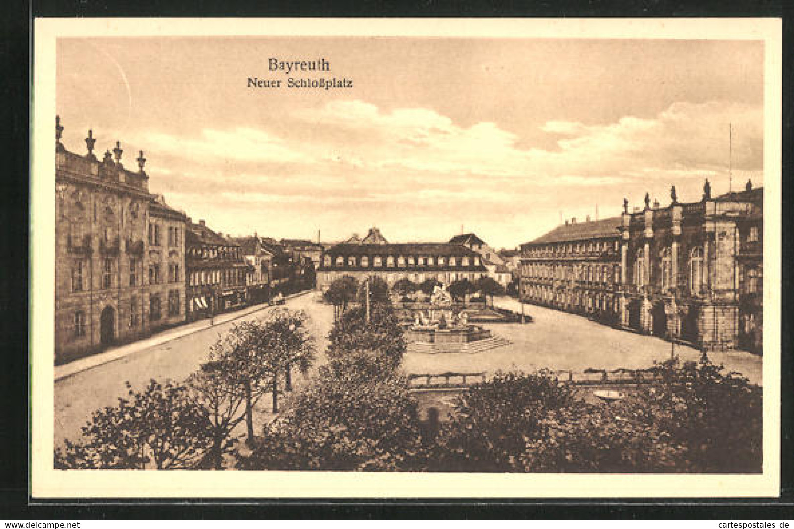 AK Bayreuth, Neuer Schlossplatz  - Bayreuth