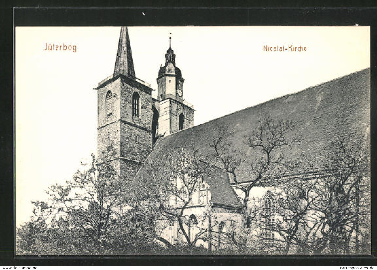 AK Jüterbog, Nicalai-Kirche  - Jueterbog