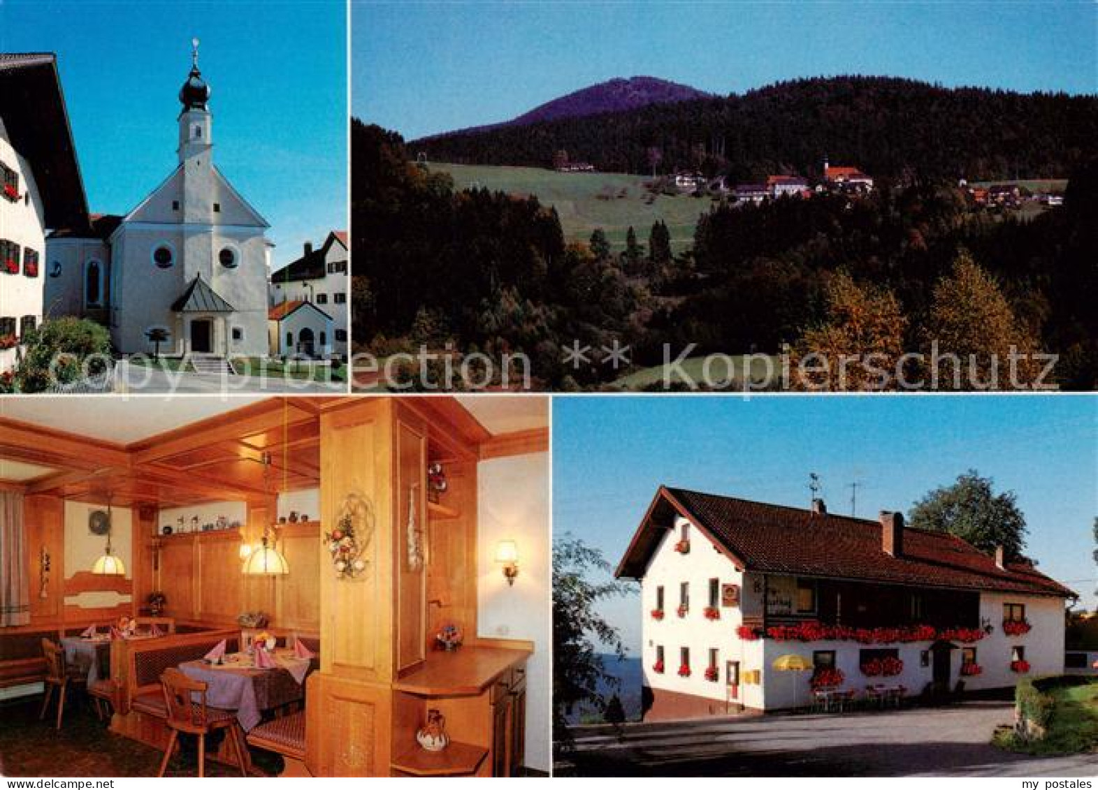 73796431 Deggendorf Donau Kirche Panorama Berggasthof Geiss Deggendorf Donau - Deggendorf