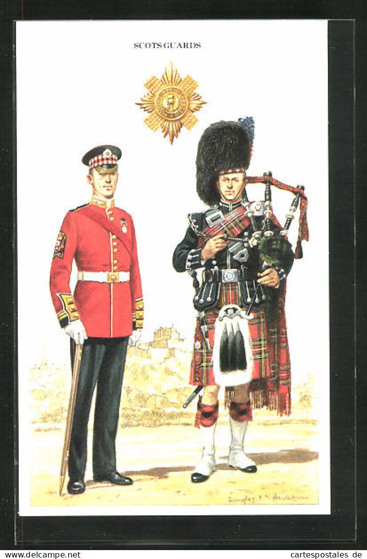 Pc Scots Guards, Britische Soldaten In Uniform  - Autres & Non Classés