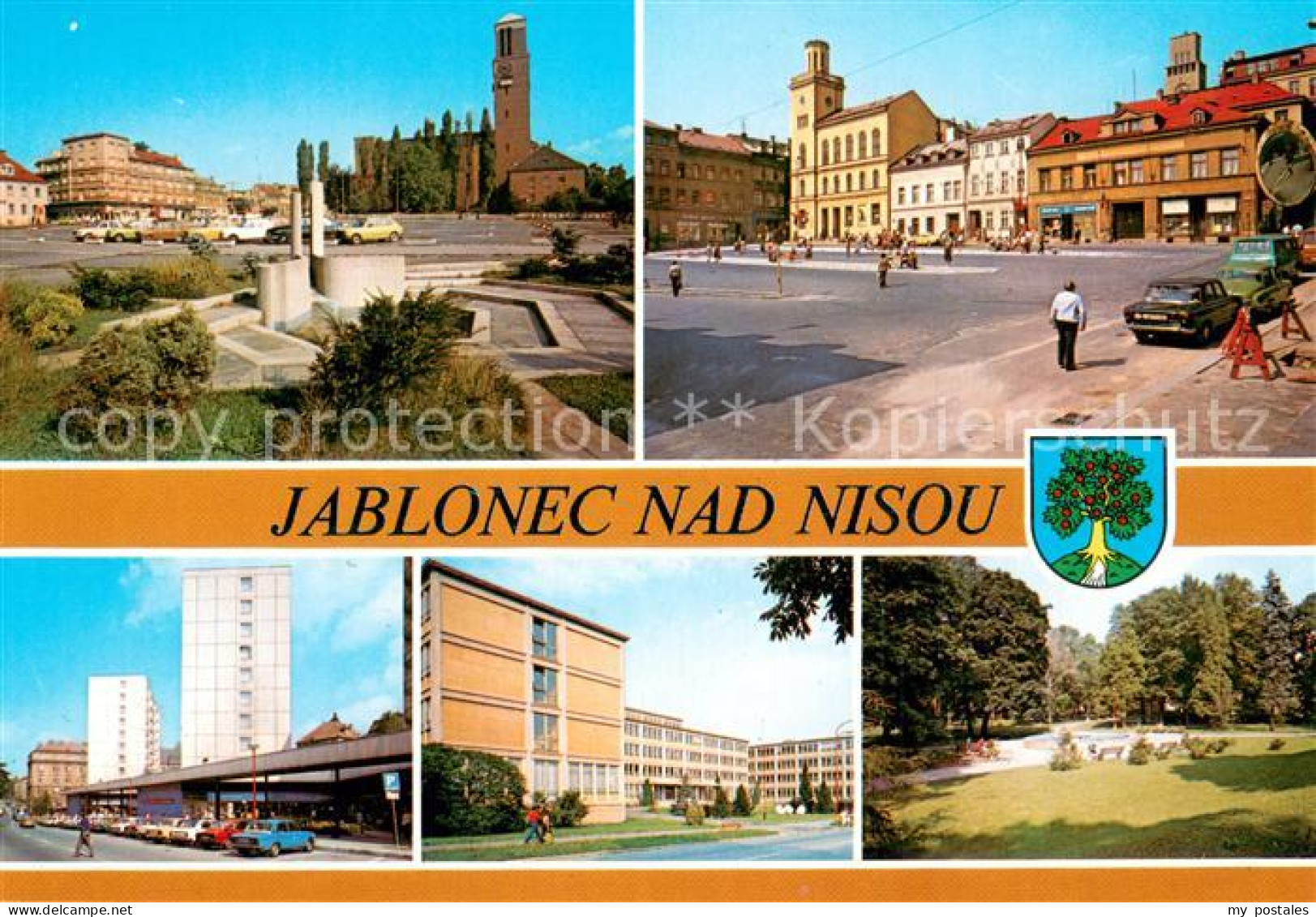 73757288 Jablonec Nad Nisou Gablonz Neisse CZ Okresni Mesto A Letovisko V Udoli  - Repubblica Ceca
