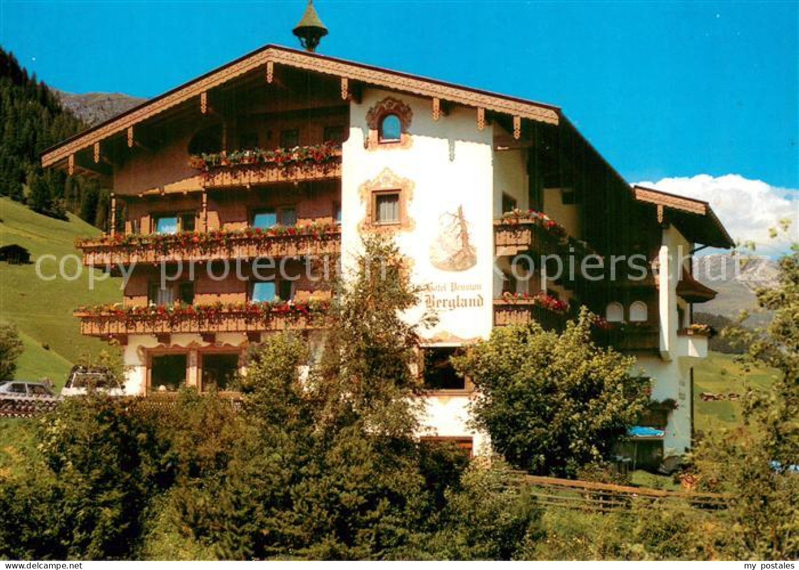 73757199 Hintertux Zillertal Hotel-Pension Bergland Aussenansicht Hintertux Zill - Andere & Zonder Classificatie