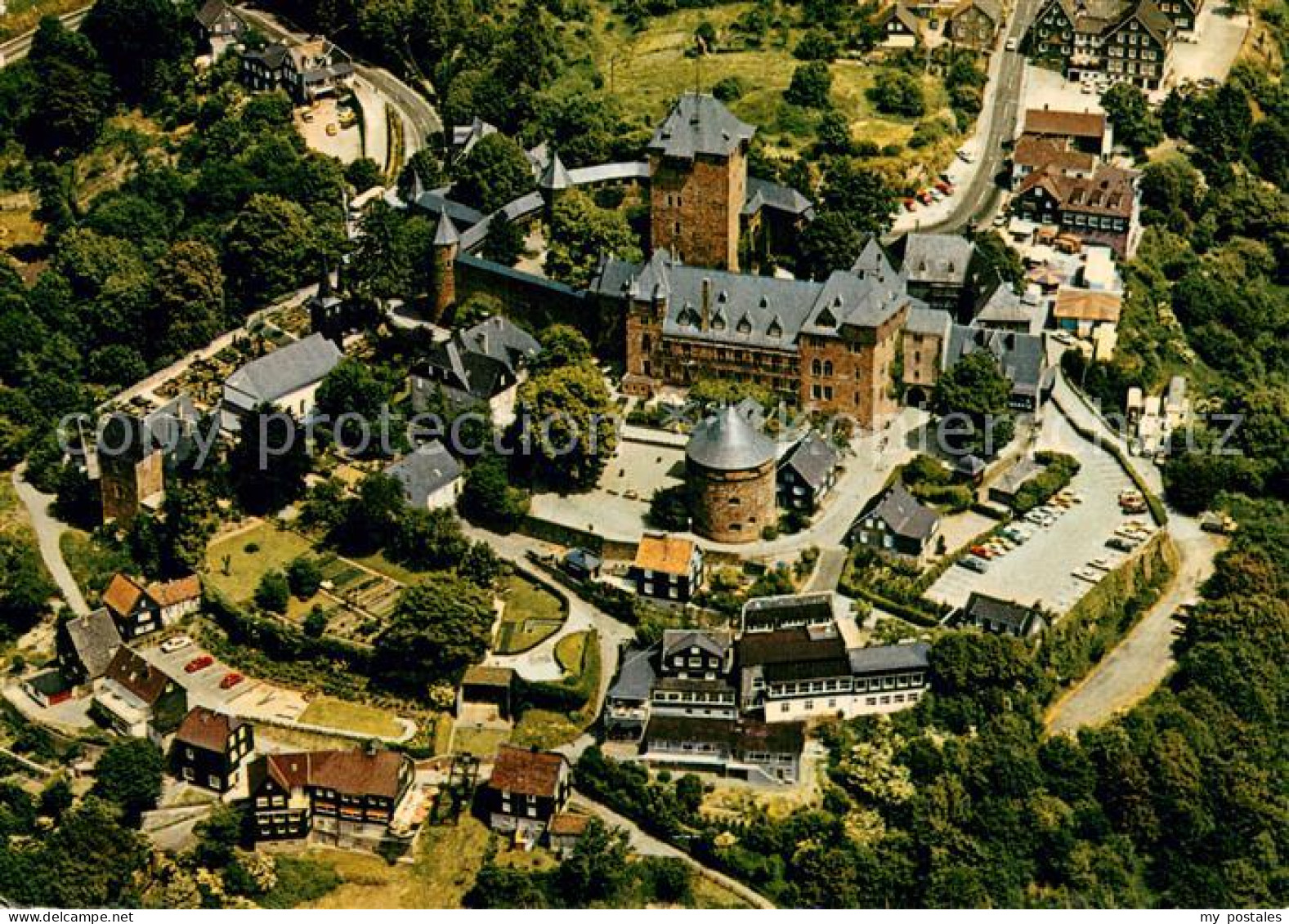 73757121 Bergisches Land Fliegeraufnahme Schloss Burg A.d. Wupper Bergisches Lan - Otros & Sin Clasificación