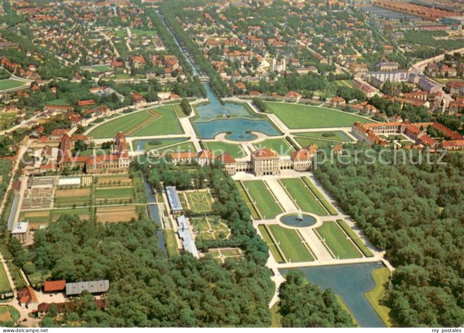 73757119 Muenchen Fliegeraufnahme Schloss Nymphenburg Muenchen - Muenchen