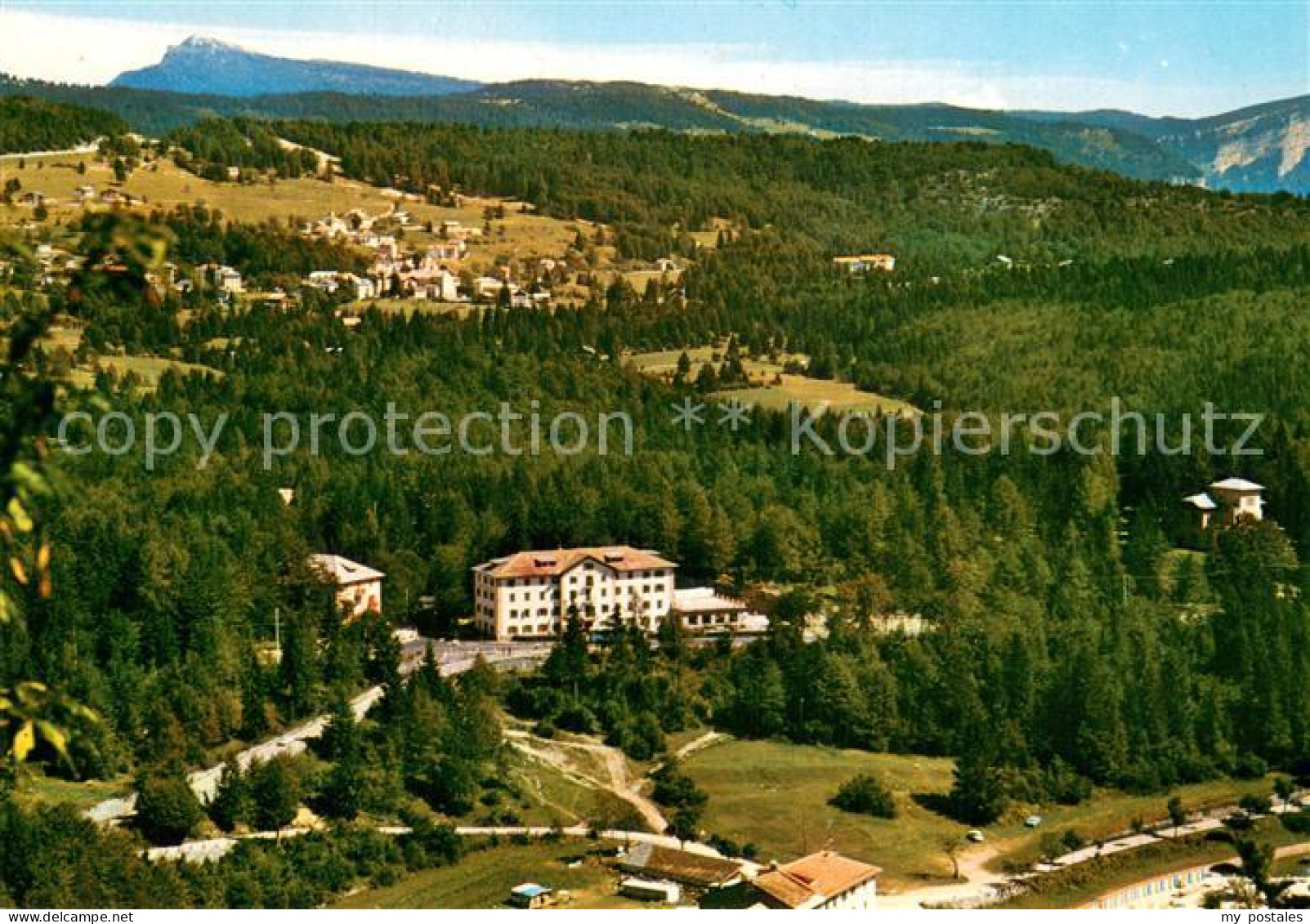 73757080 Lavarone Panorama Da Monte Rust Hotel Du Lac Fliegeraufnahme Lavarone - Autres & Non Classés