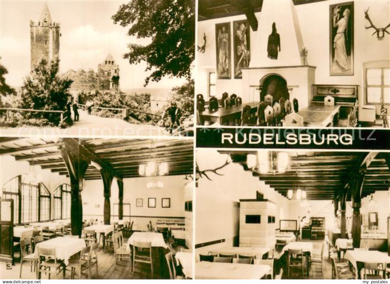 73757026 Rudelsburg HO Gaststaette Rudelsburg Rittersaal HO Gaststaette Rudelsbu - Bad Koesen