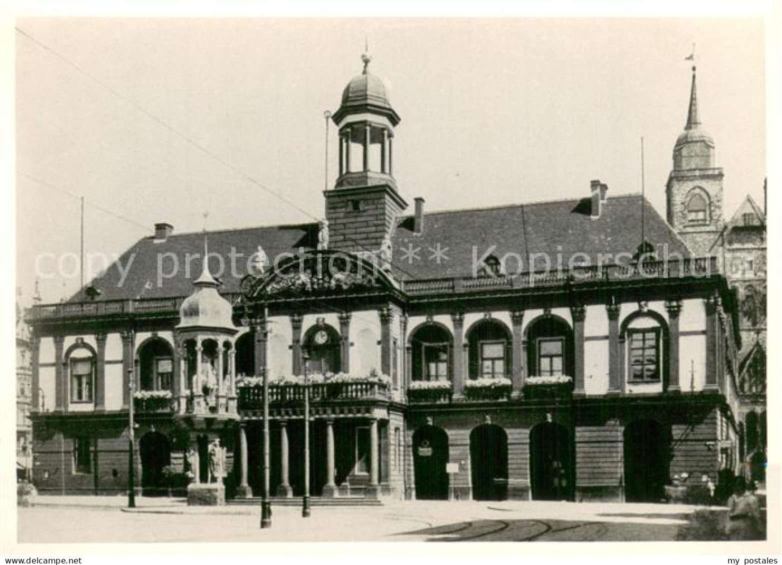 73756991 Magdeburg Rathaus Westfront Magdeburg - Magdeburg