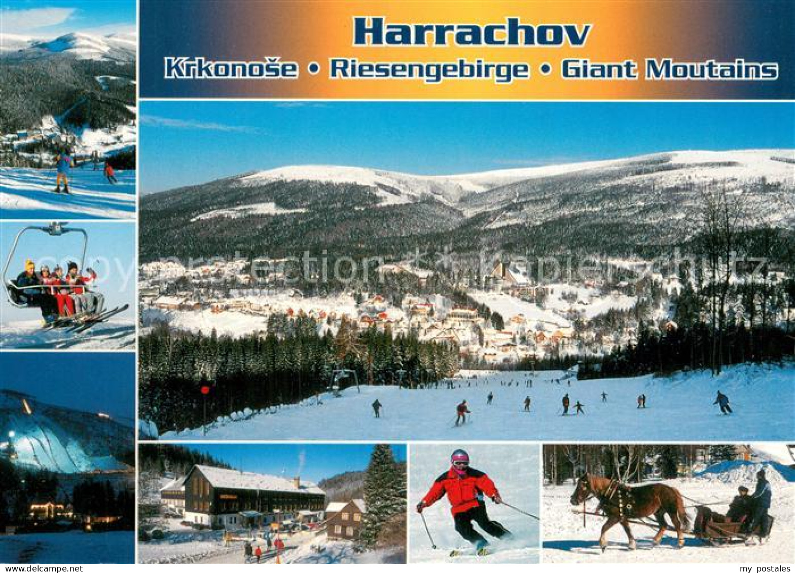 73756949 Harrachov Harrachsdorf CZ Riesengebierge Winter Wintersport  - Czech Republic
