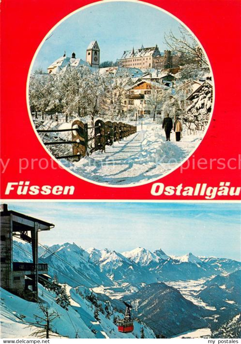 73756897 Fuessen Allgaeu Winter Schnee Gondel Fuessen Allgaeu - Füssen