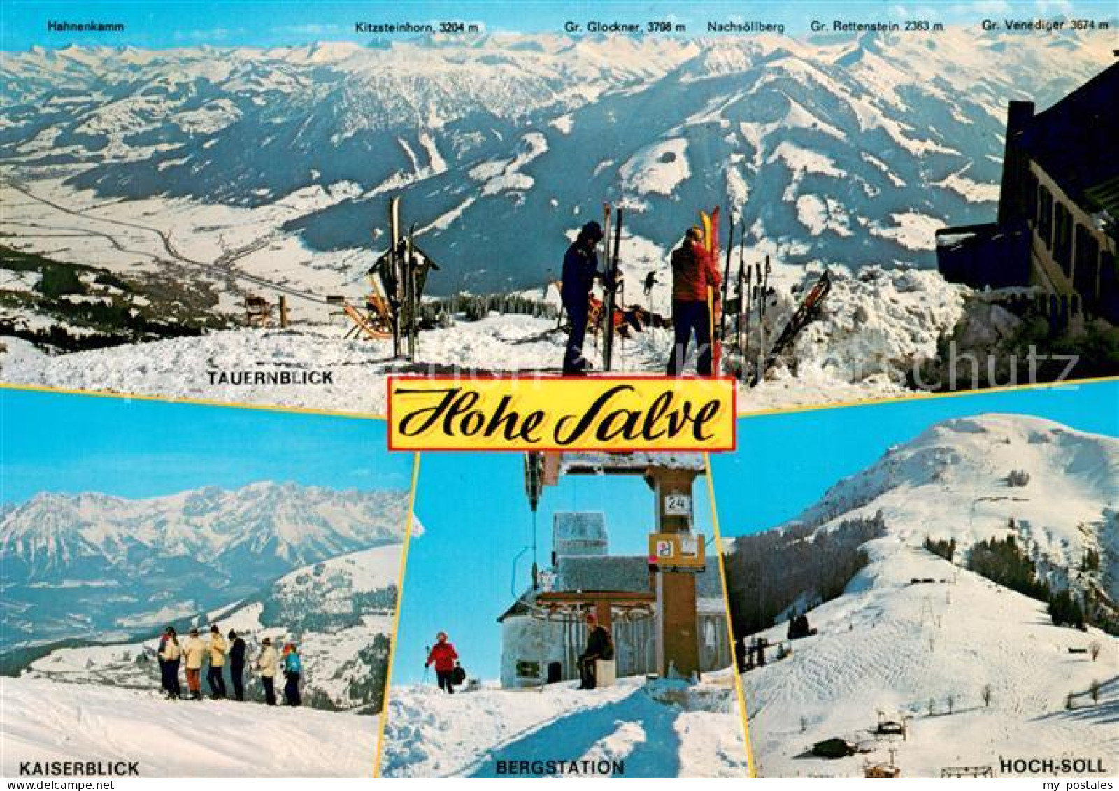 73756895 Hohe Salve 1681m AT Tauernblick Kaiserblick Hoch-Soell Bergstation Pano - Andere & Zonder Classificatie