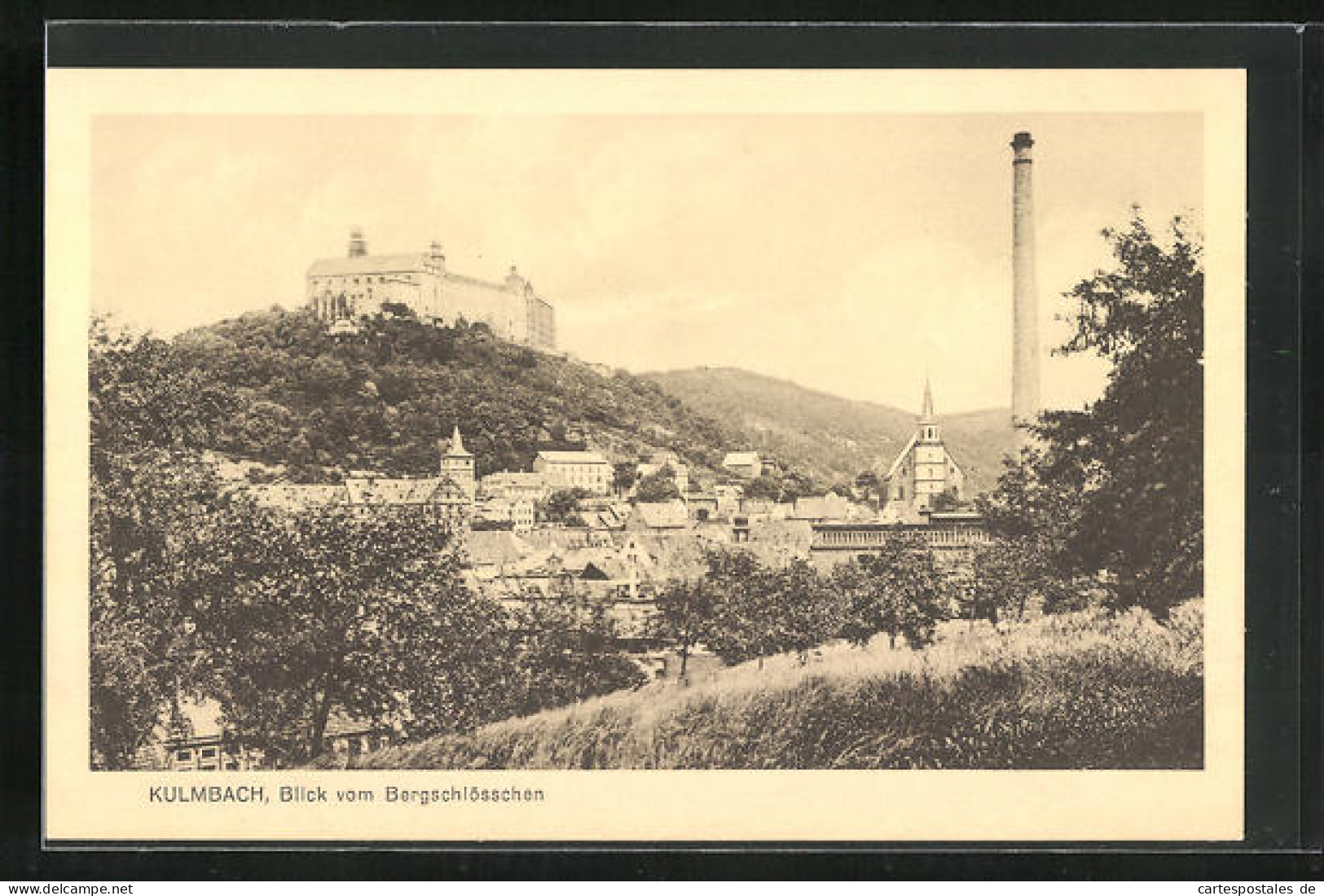 AK Kulmbach, Blick Vom Bergschlösschen  - Kulmbach