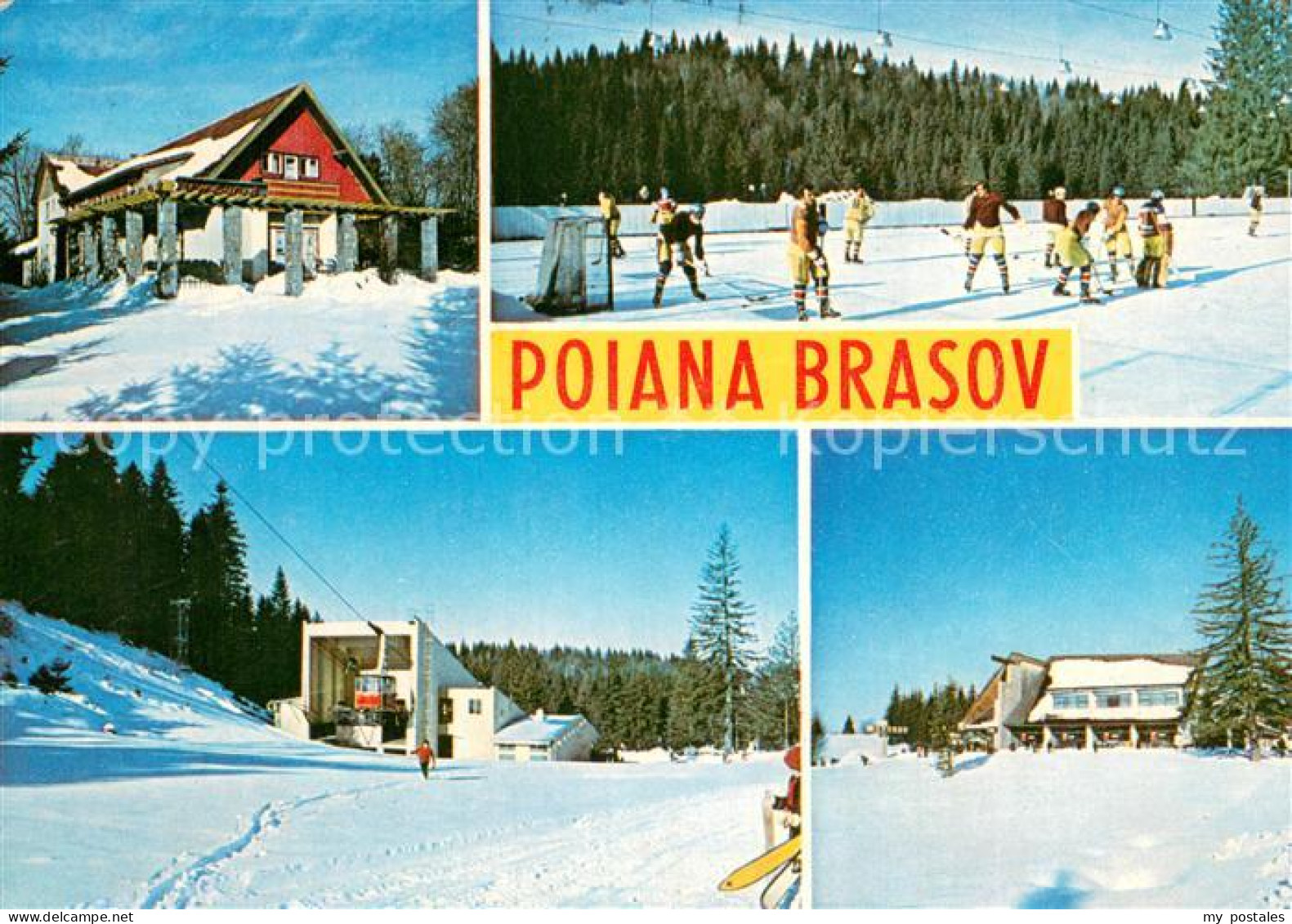 73756871 Poiana Brasov RO Schnee Gondel Wintersport  - Romania