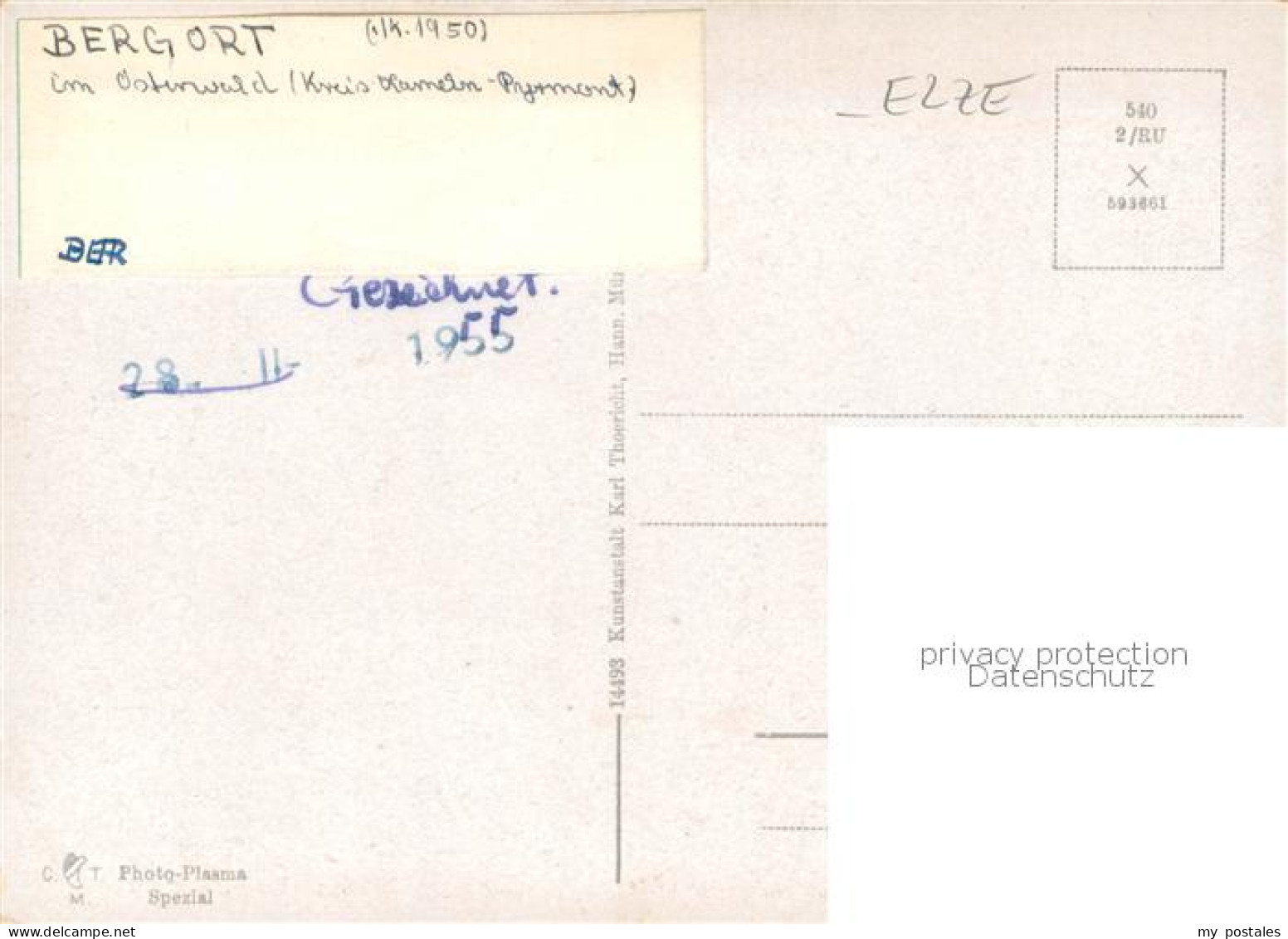 73756858 Osterwald Elze Berggasthaus Zum Fichtenwirt Hohenstuhl Osterwald Elze - Sonstige & Ohne Zuordnung