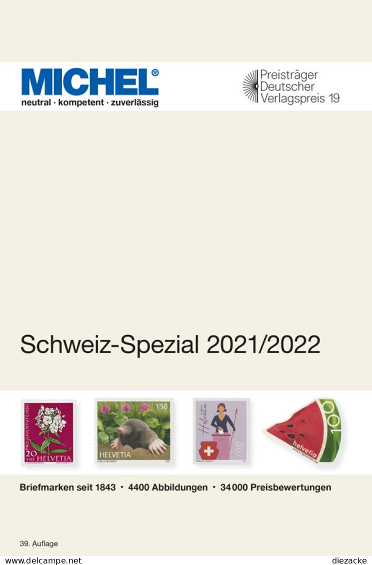 Michel Katalog Schweiz-Spezial 2021/2022, PORTOFREI In Deutschland! Neu - Sonstige & Ohne Zuordnung