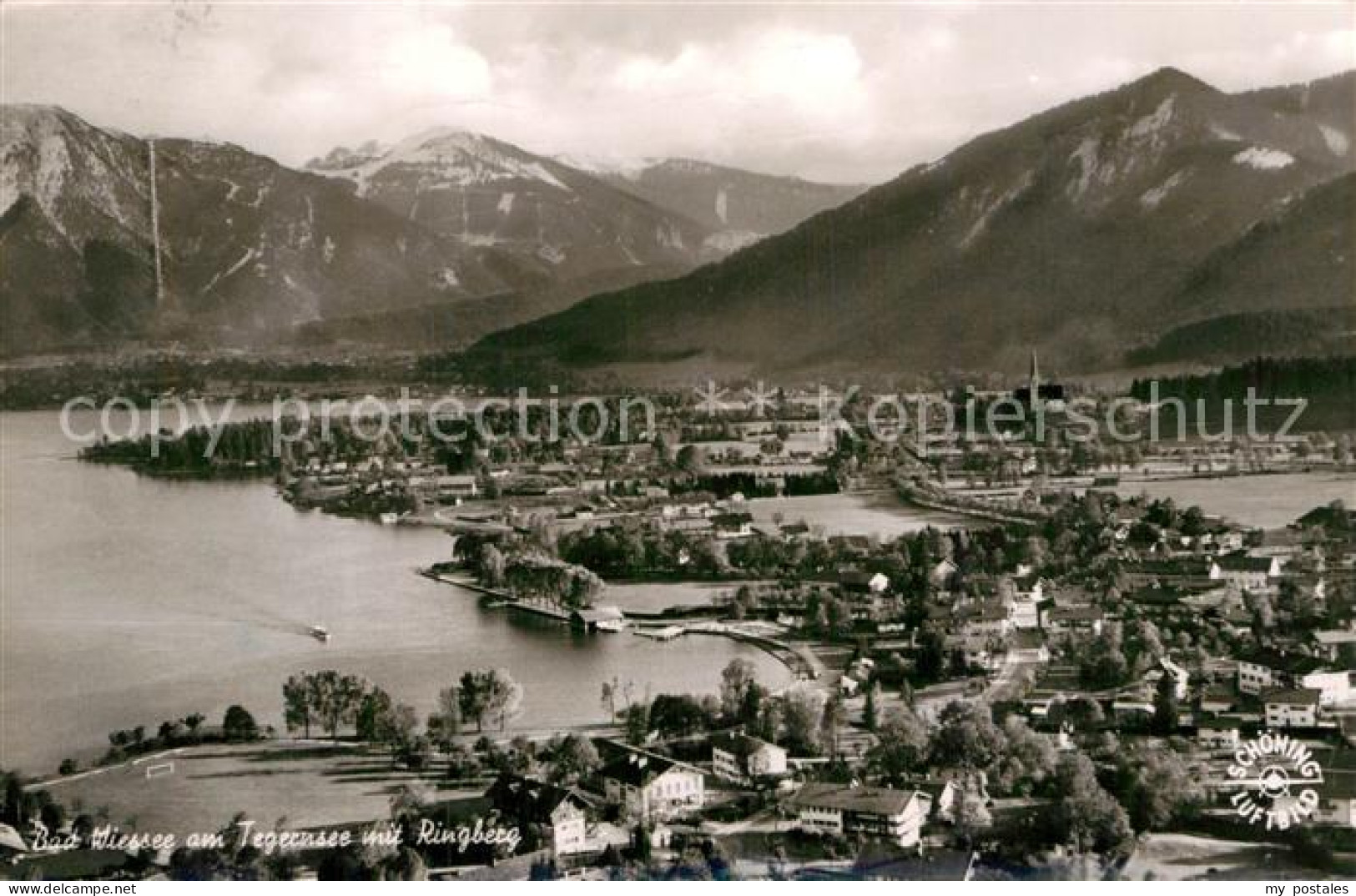 72978043 Bad Wiessee Panorama Tegernsee Mit Ringberg Alpen Fliegeraufnahme Bad W - Bad Wiessee