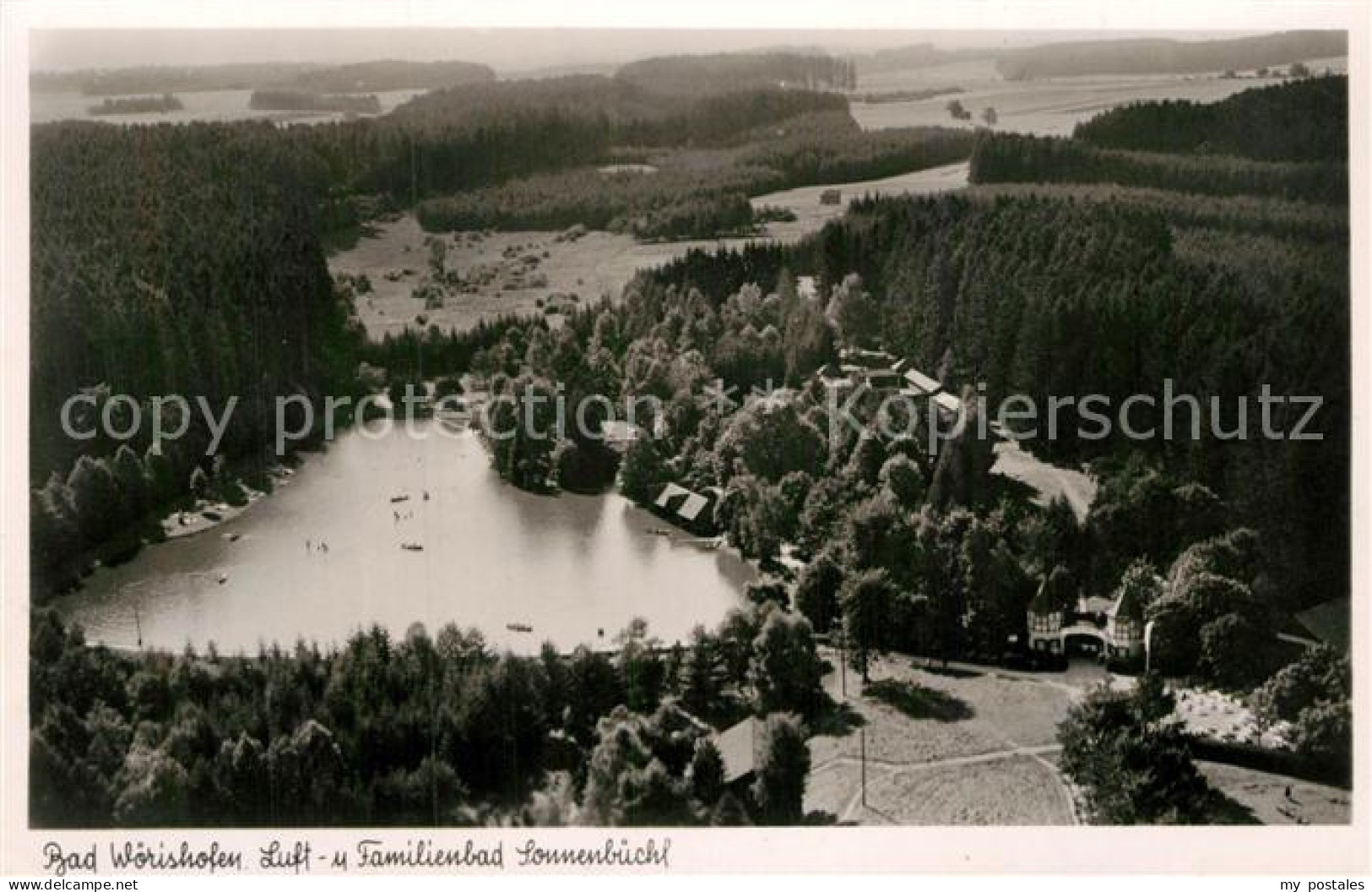 72978042 Bad Woerishofen Luft- Und Familienbad Sonnenbuechl Fliegeraufnahme Orig - Bad Wörishofen