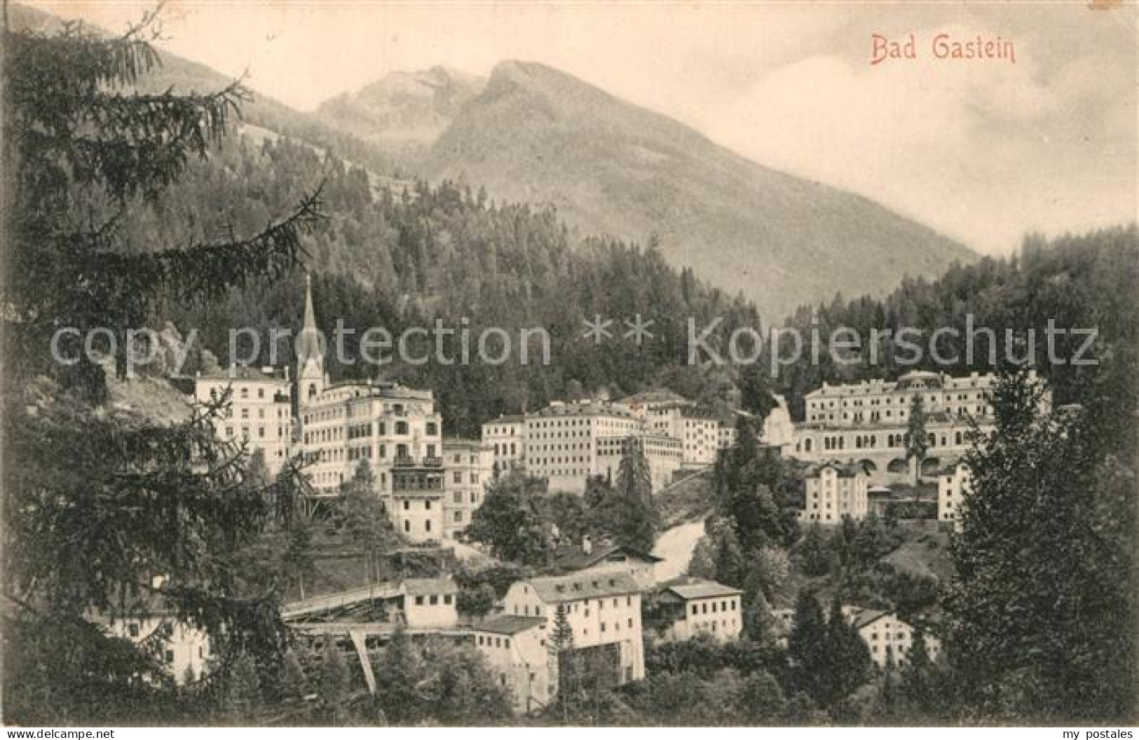 72978019 Bad Gastein Teilansicht Kurhaeuser Bad Gastein - Sonstige & Ohne Zuordnung