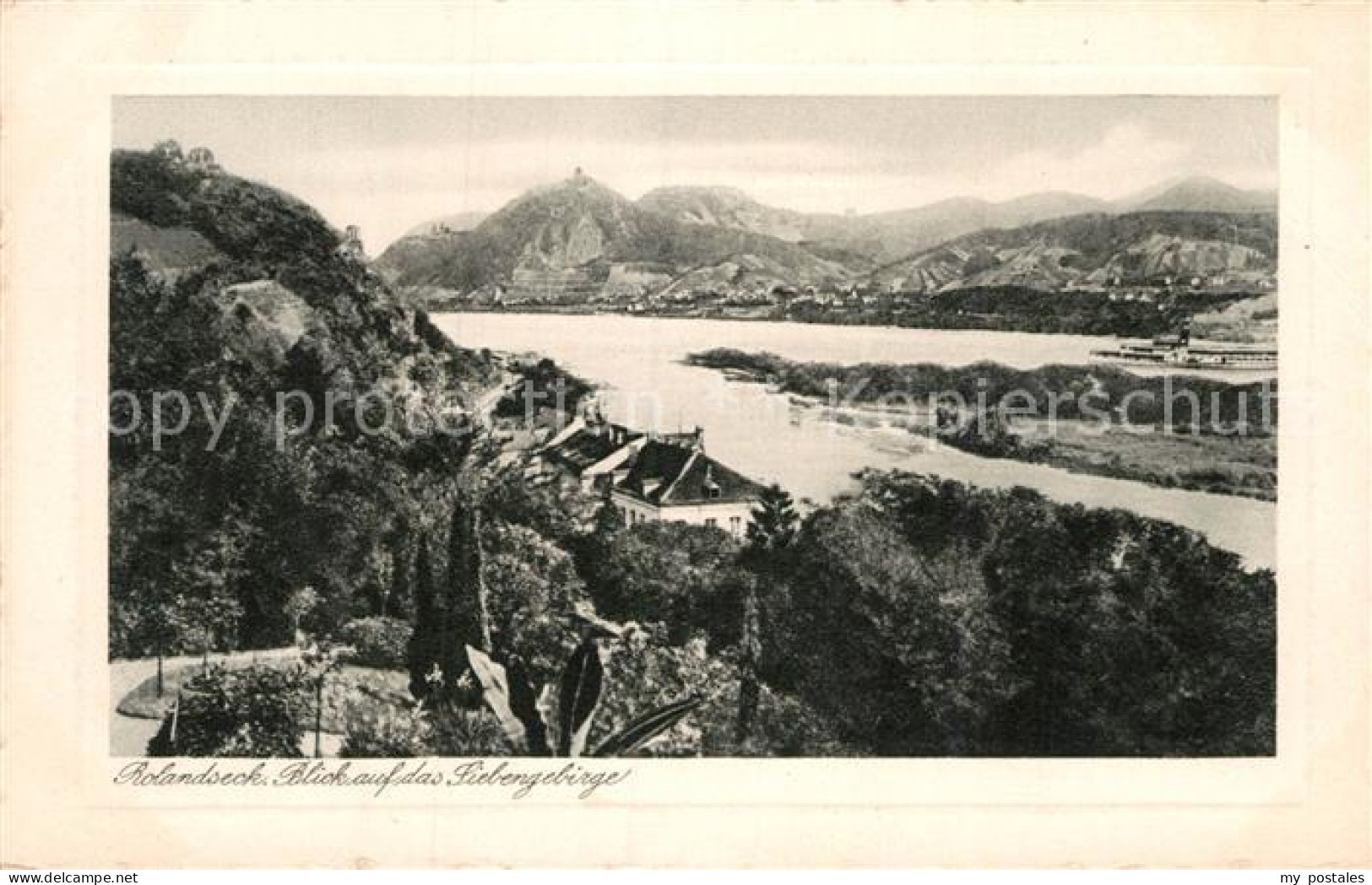 72978017 Rolandseck Panorama Blick Ueber Den Rhein Auf Das Siebengebirge Rolands - Remagen