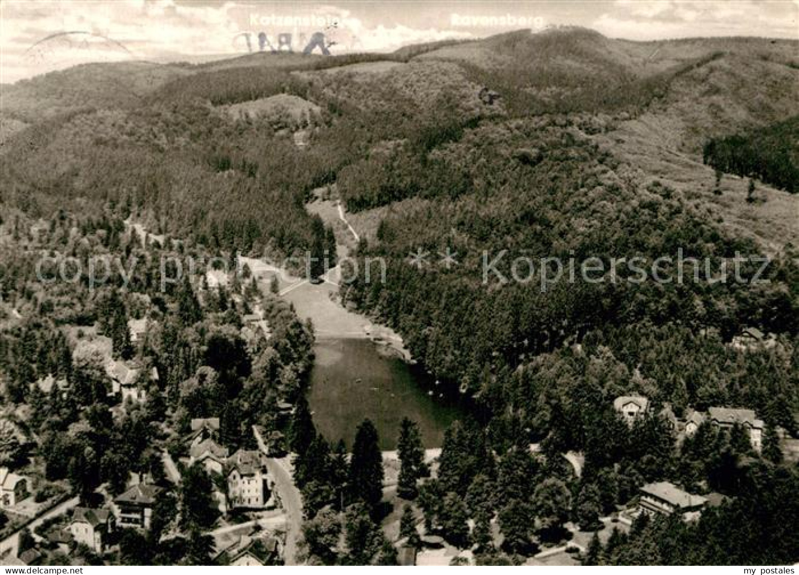 72978002 Bad Sachsa Harz Kurviertel Mit Schmelzteich Katzenstein Und Ravensberg  - Bad Sachsa