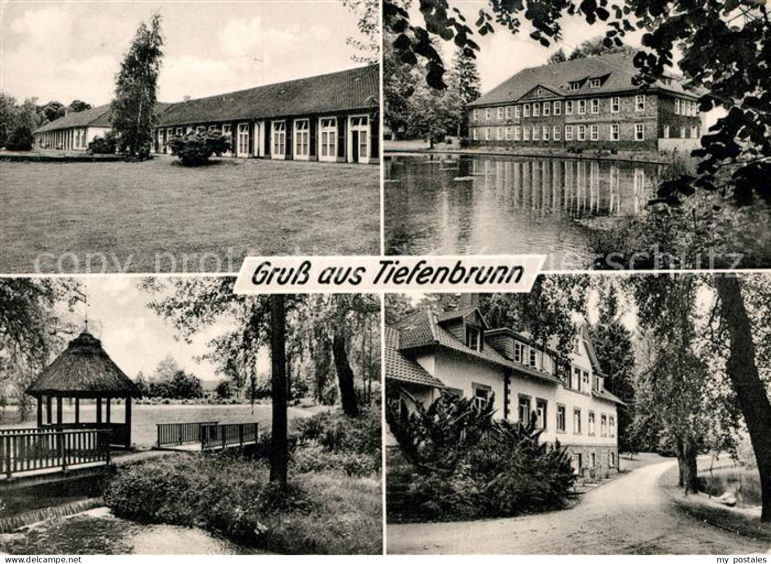 72977958 Tiefenbrunn Goettingen Krankenhaus Sanatorium Park Tiefenbrunn Goetting - Other & Unclassified