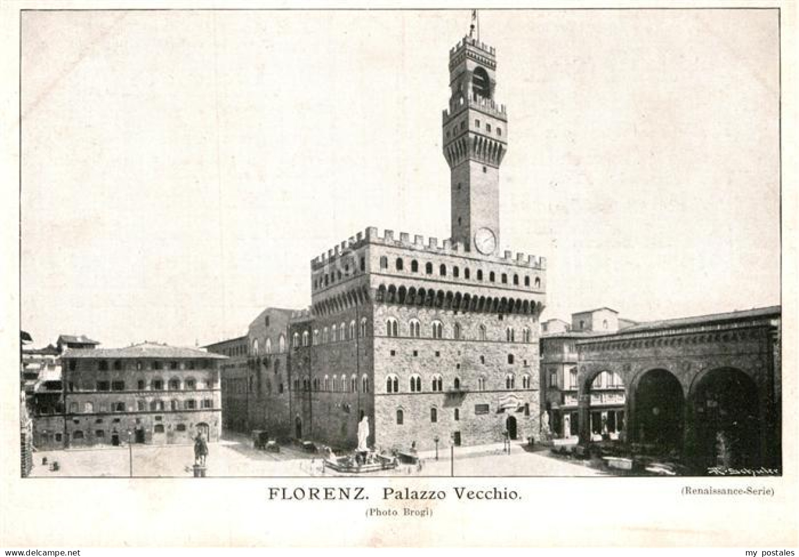 72977144 Firenze Florenz Palazzo Vecchio Palast Renaissance Serie Werbung Loeflu - Other & Unclassified