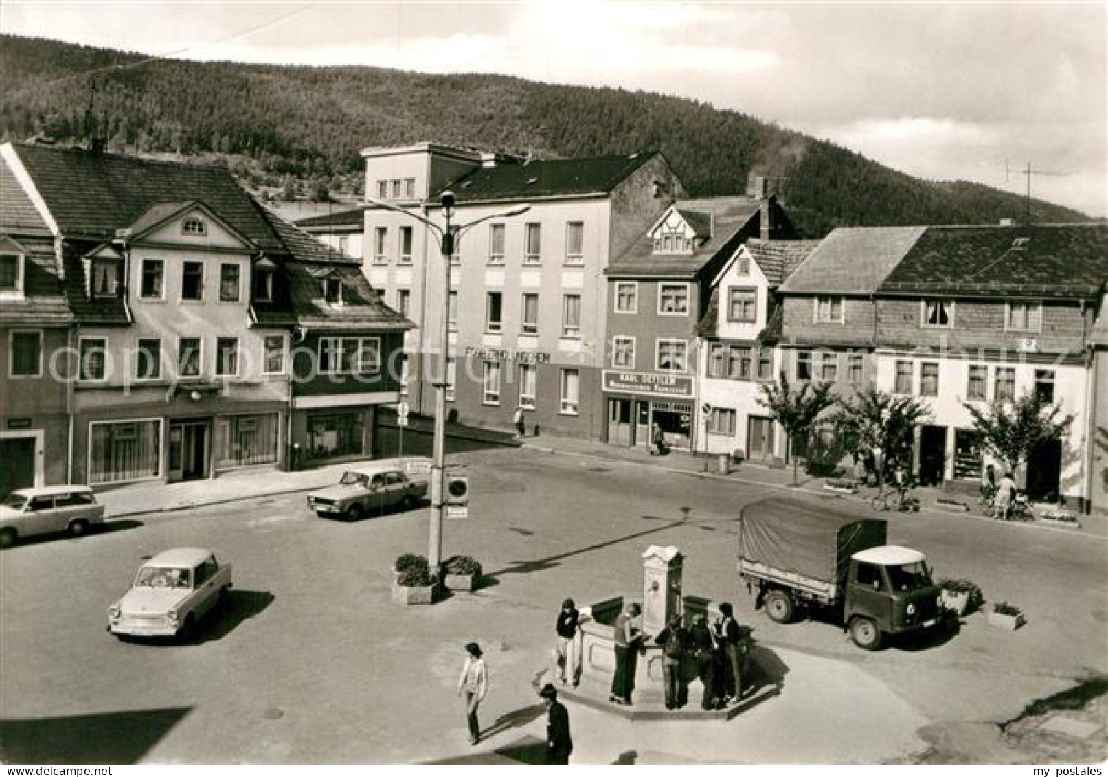 72977088 Bad Blankenburg Marktplatz Brunnen Bad Blankenburg - Bad Blankenburg