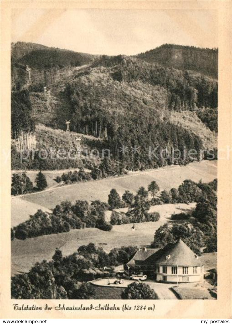 72977067 Schauinsland Talstation Der Seilbahn Schwarzwald Schauinsland - Andere & Zonder Classificatie