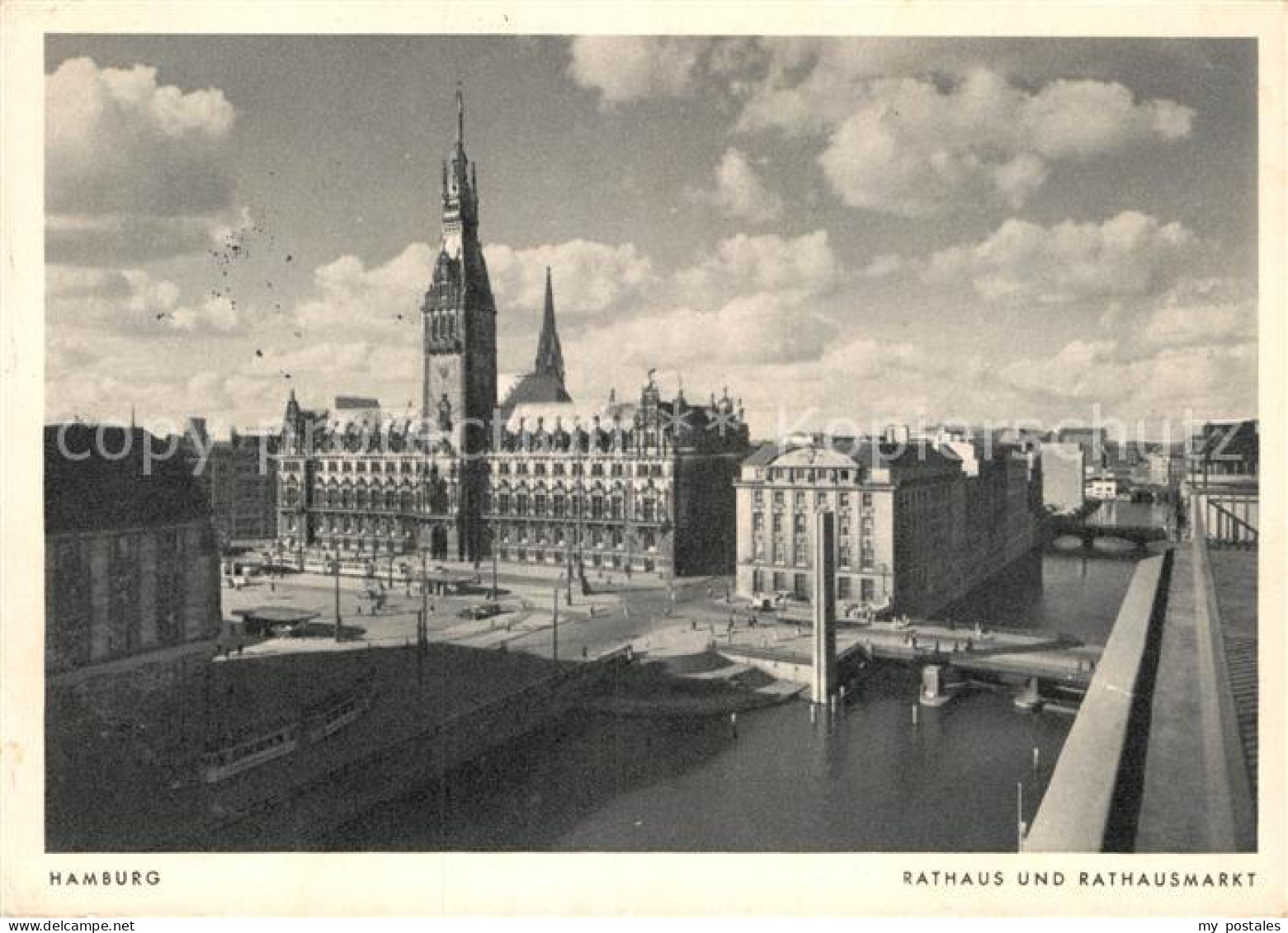 72977044 Hamburg Rathaus Und Rathausmarkt Hamburg - Andere & Zonder Classificatie