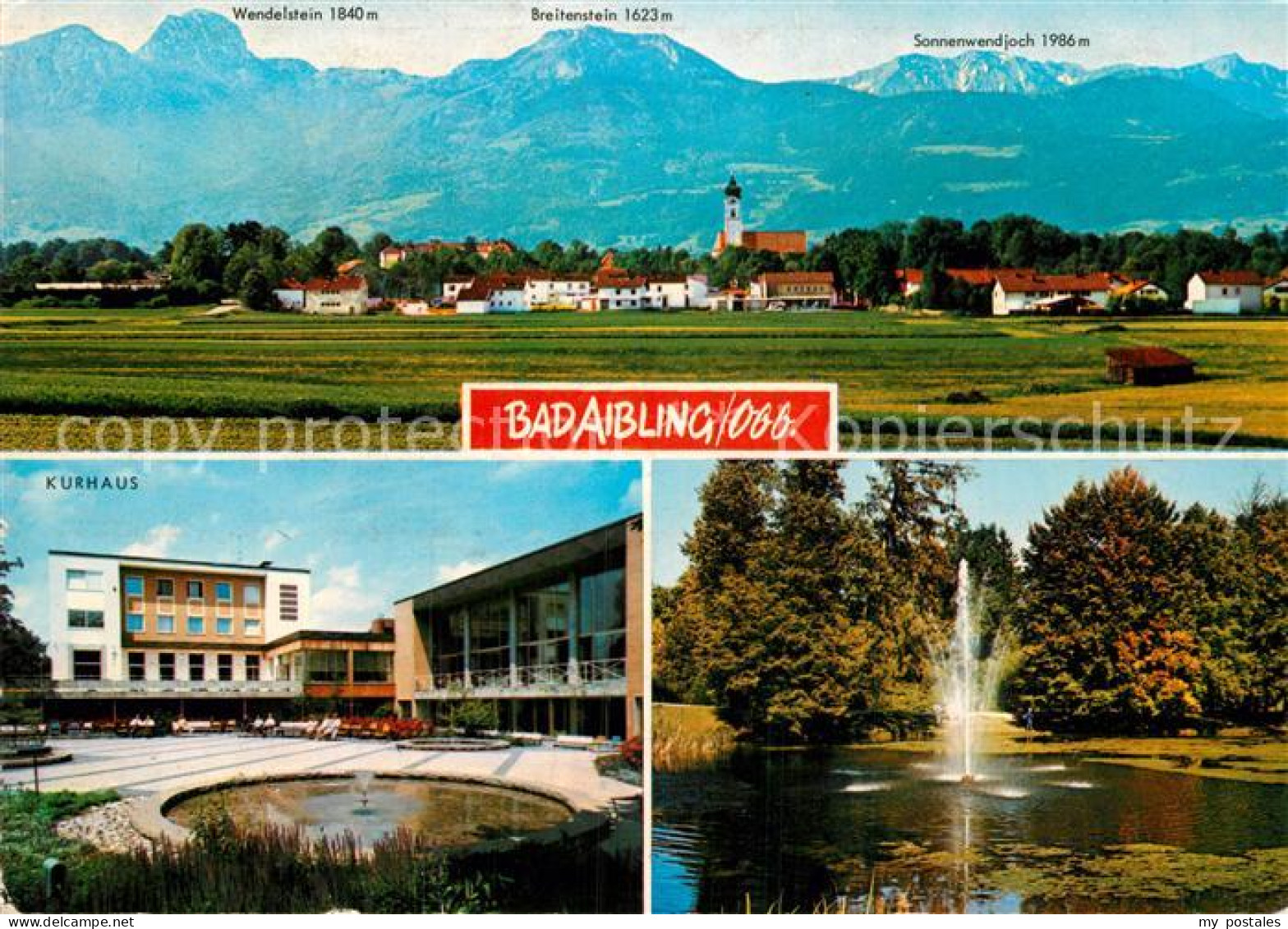 72976098 Bad Aibling Kurhaus Weindelstein Breitenstein Sonnenwendjoch Bad Aiblin - Bad Aibling