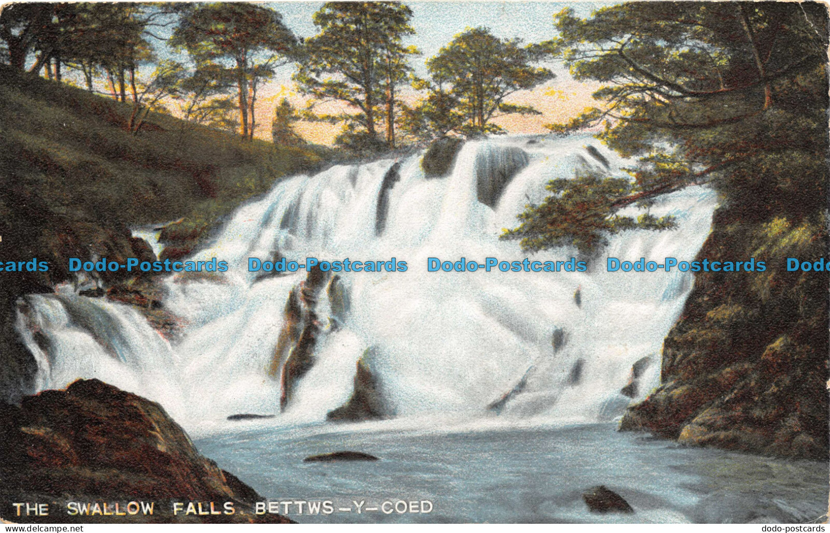 R080724 The Swallow Falls. Bettws Y Coed. Series No. 58. B. B. London. 1906 - Otros & Sin Clasificación