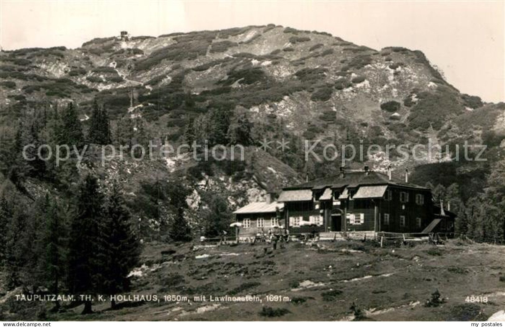 72974960 Tauplitzalm Mit Lawinenstein Hochplateau Totes Gebirge Tauplitzalm - Sonstige & Ohne Zuordnung