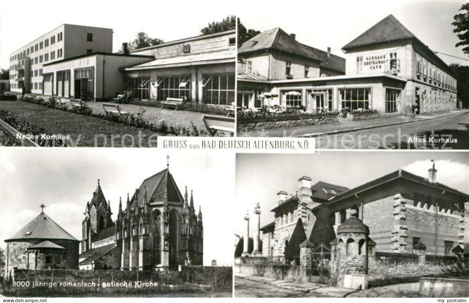 72974954 Bad Deutsch-Altenburg Kurhaus 1000jaehrige Romanisch Gotische Kirche Mu - Other & Unclassified