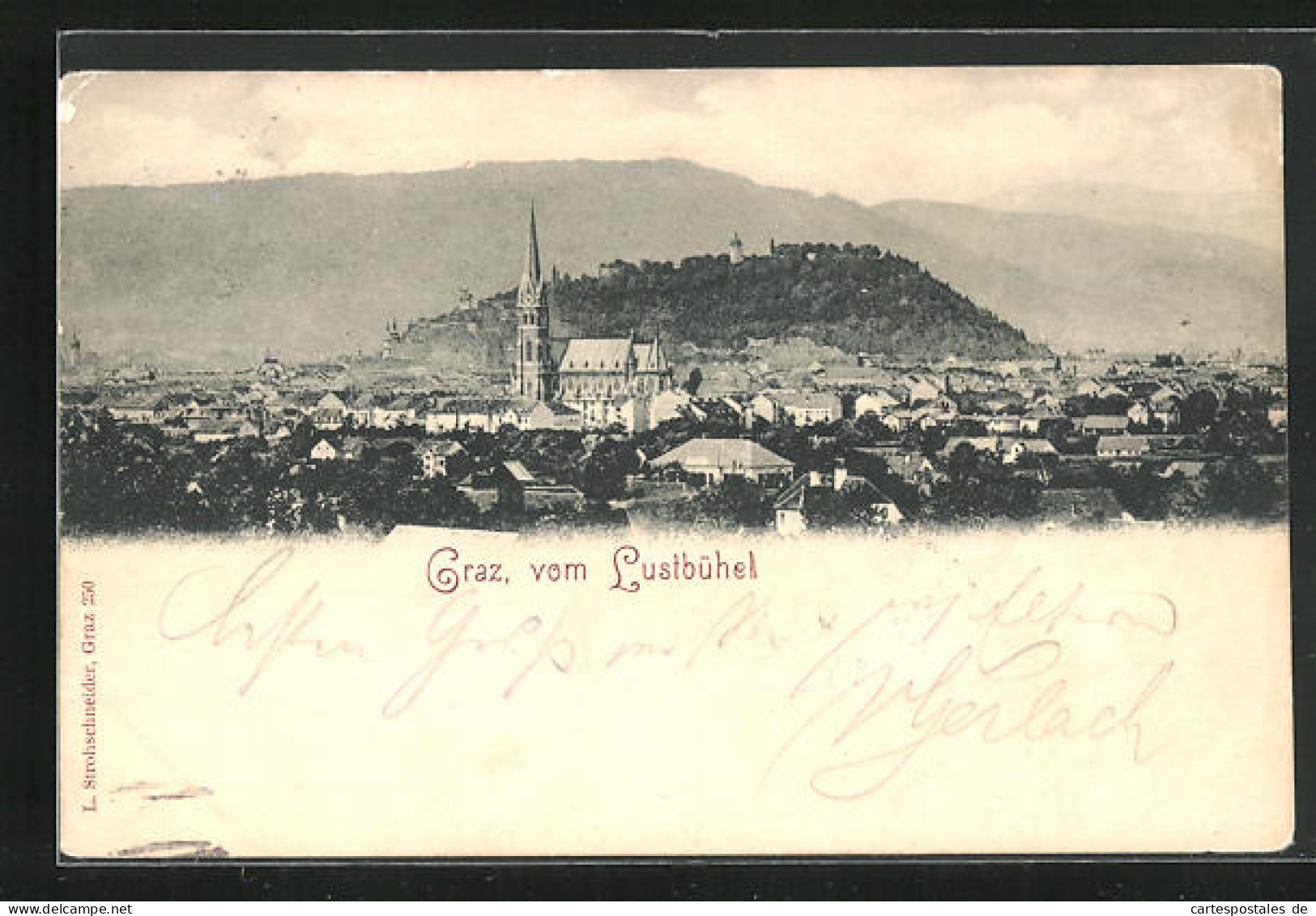 AK Graz, Blick Vom Lustbühel, Panorama  - Other & Unclassified