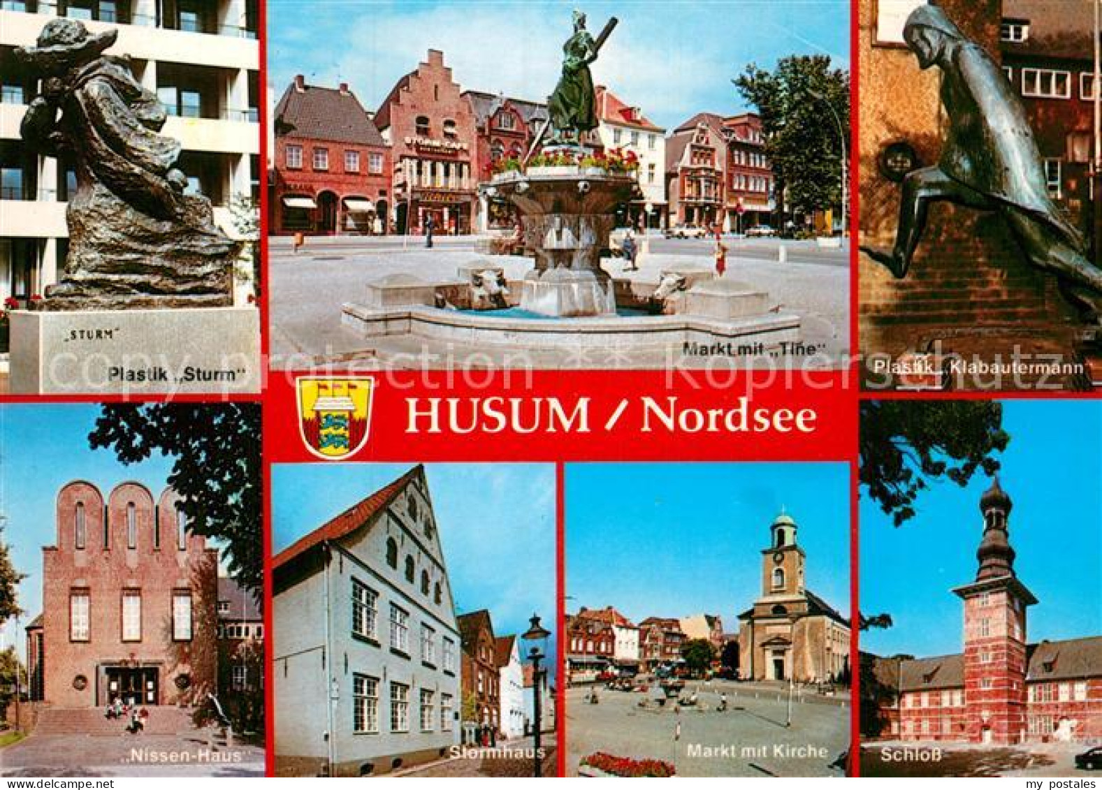 72974885 Husum Nordfriesland Nissen-Haus Plastik-Sturm Markt Mit Tine Plastik-Kl - Husum