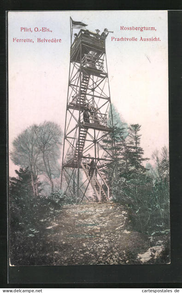 CPA Pfirt, Am Rossbergturm  - Sonstige & Ohne Zuordnung