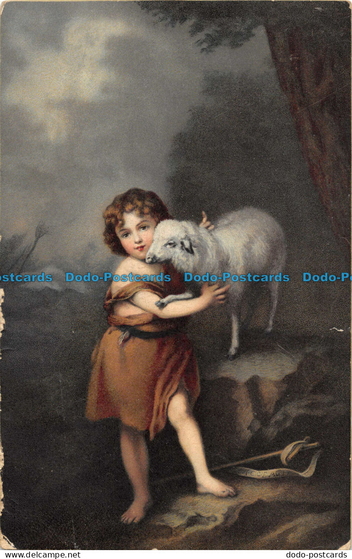 R080369 St. John And The Lamb. London. Murillo. Stengel. 29943 - Other & Unclassified