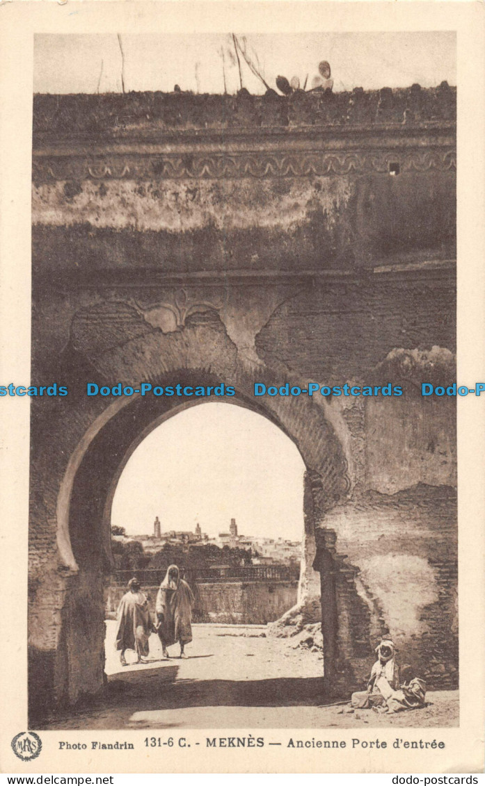 R080395 Meknes. Ancienne Porte Dentree. Flandrin. Bill Hopkins Collection - Wereld