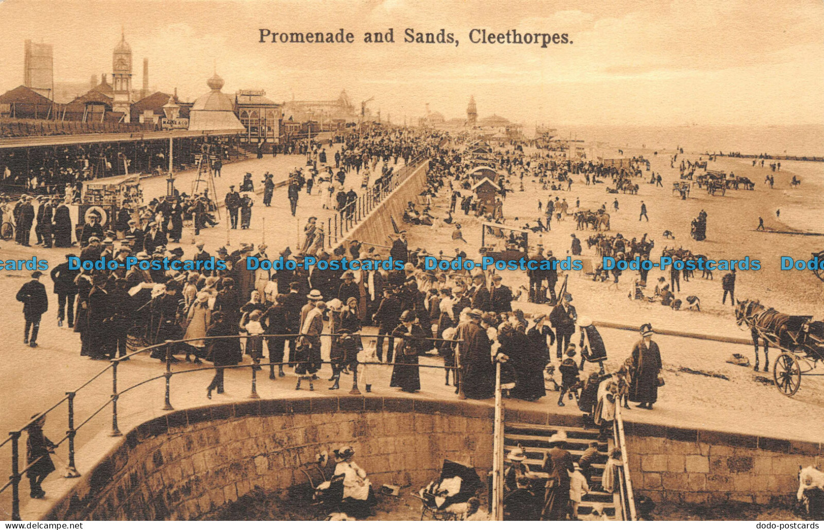 R080800 Promenade And Sands. Cleethorpes. Boots Cash Chemists Pelham Series - Wereld