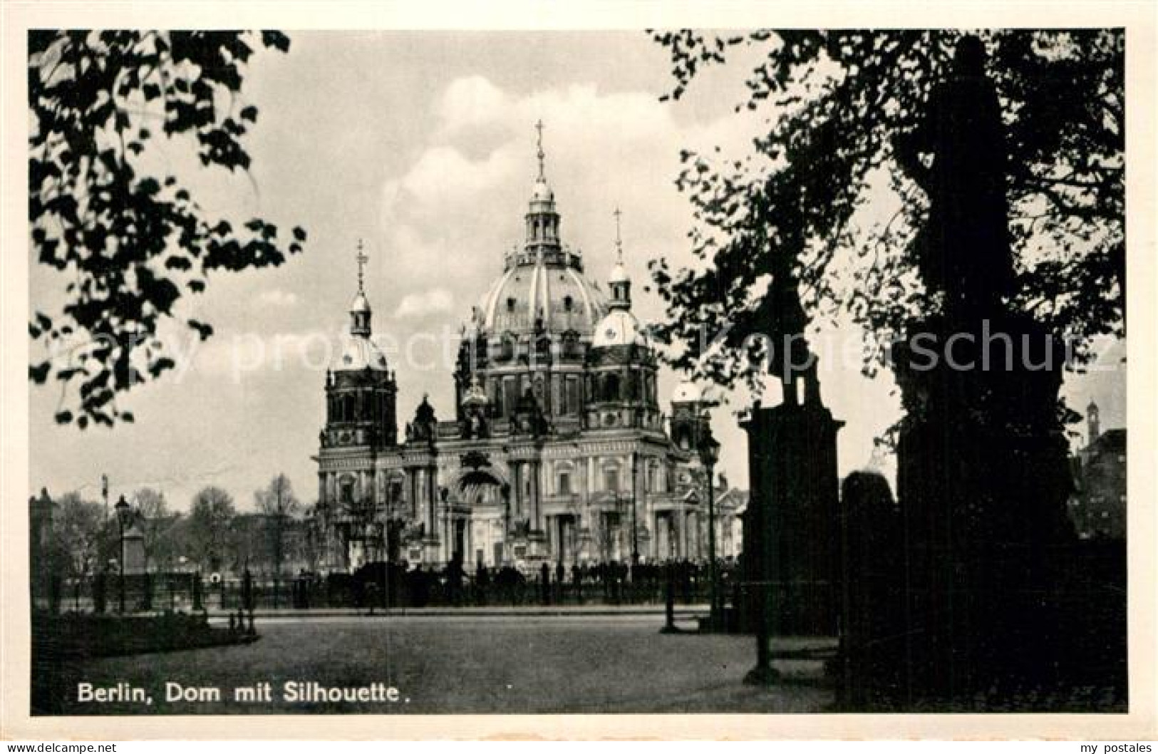 72974337 Berlin Dom Mit Silhouette Berlin - Andere & Zonder Classificatie