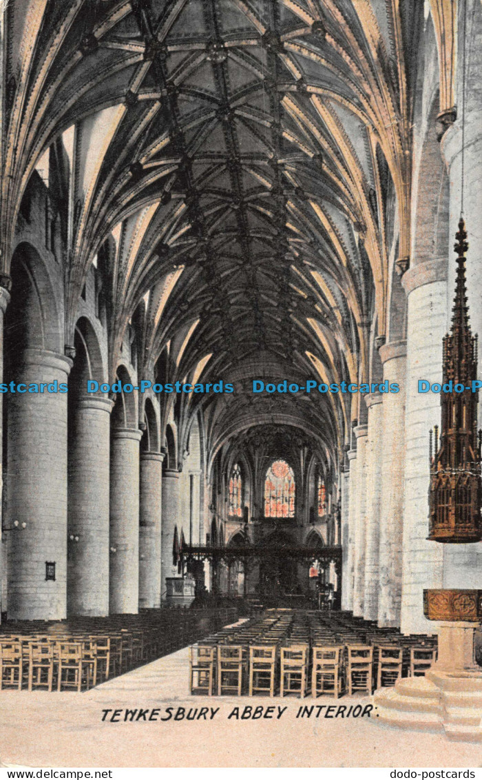 R080399 Tewkesbury Abbey. Interior. Tewkesbury Register And Gazette Series. 1914 - Wereld