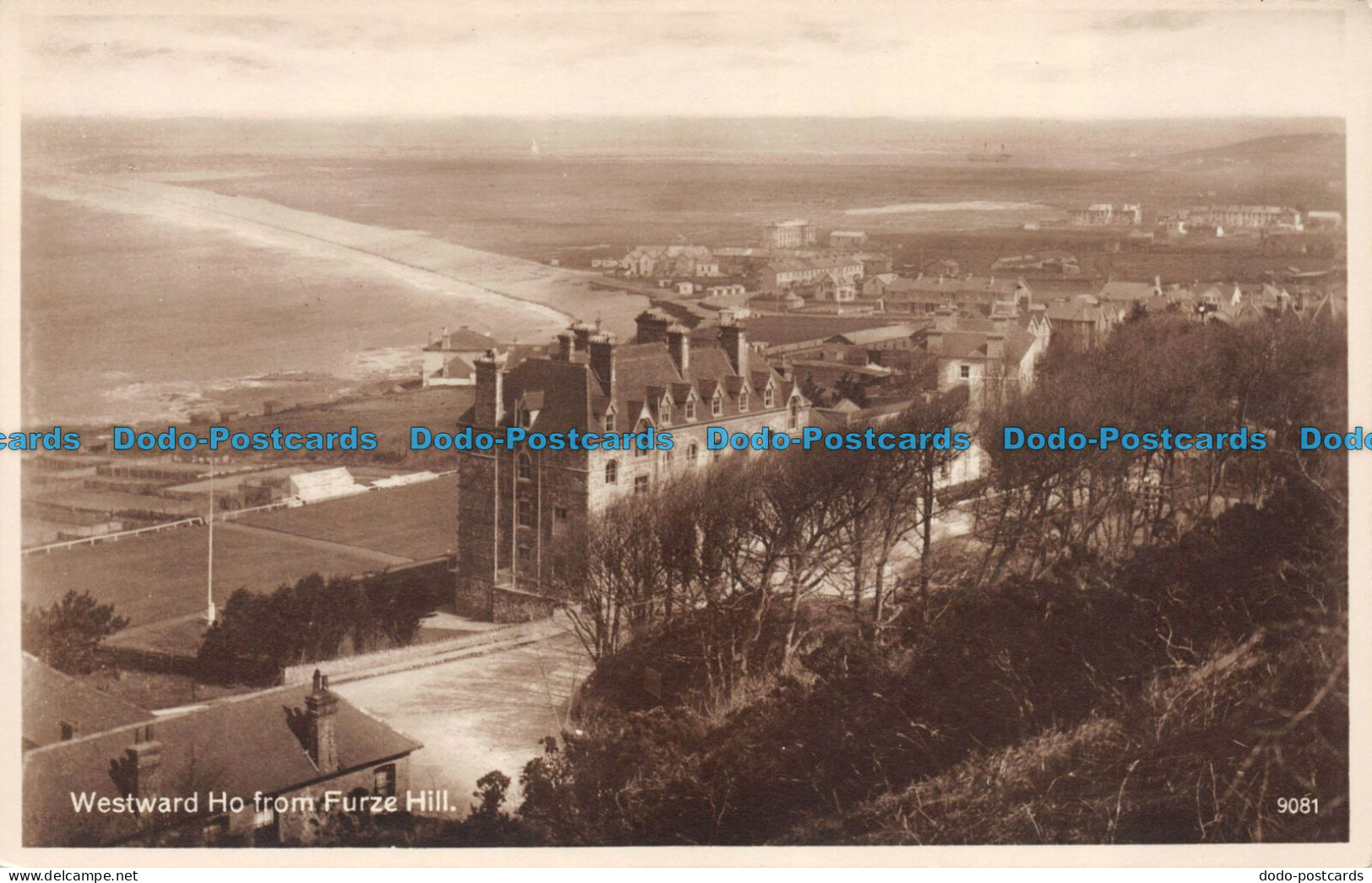 R080806 Westward Ho From Furze Hill. RP - Wereld