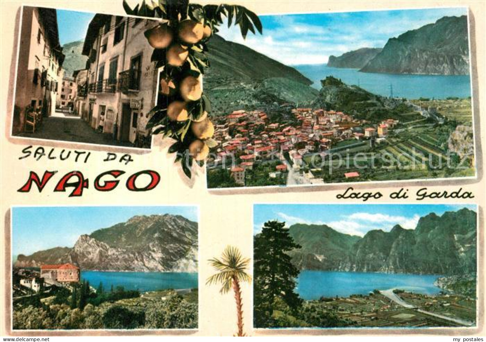 72974230 Nago Lago Di Garda Fliegeraufnahmen Ortspartie  Firenze - Autres & Non Classés